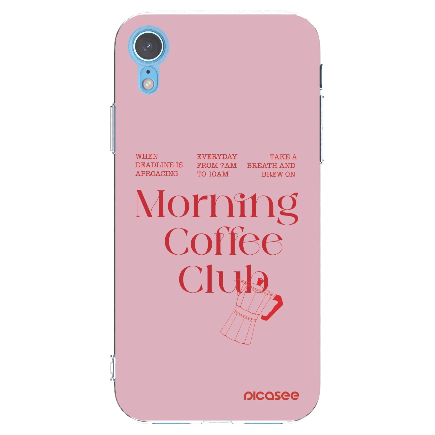 Picasee silikonska prozirna maskica za Apple iPhone XR - Morning