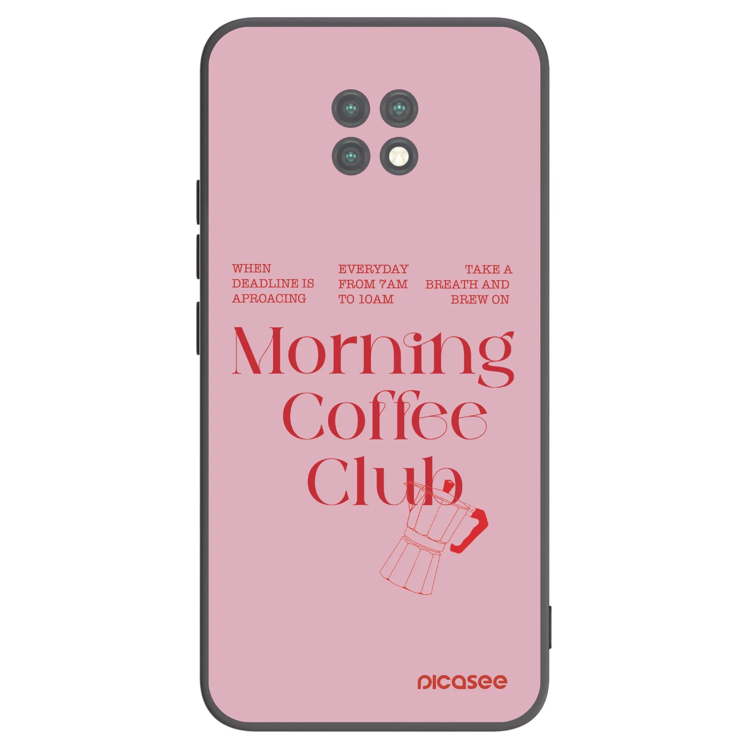 Picasee crna silikonska maskica za Xiaomi Redmi Note 9T - Morning