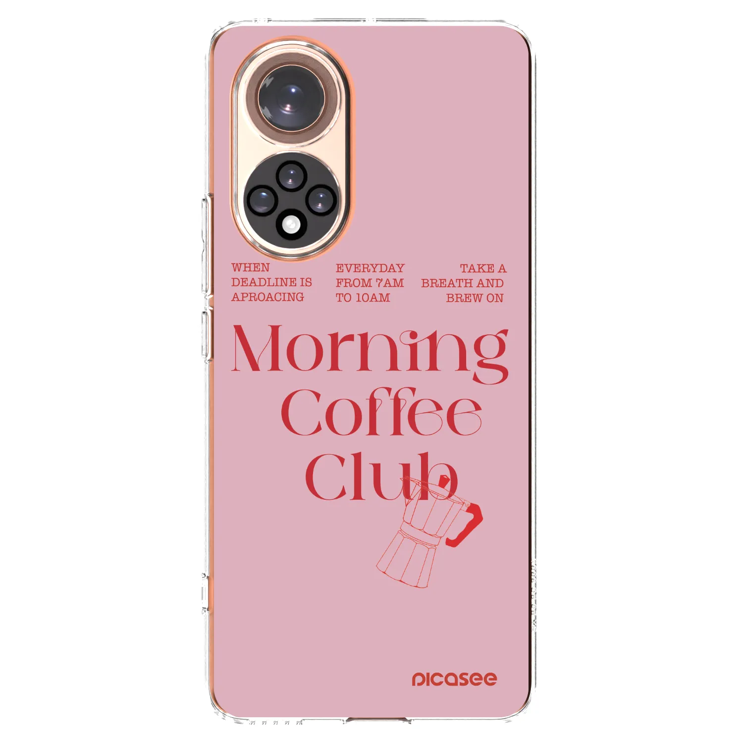 Picasee silikonska prozirna maskica za Honor 50 5G - Morning