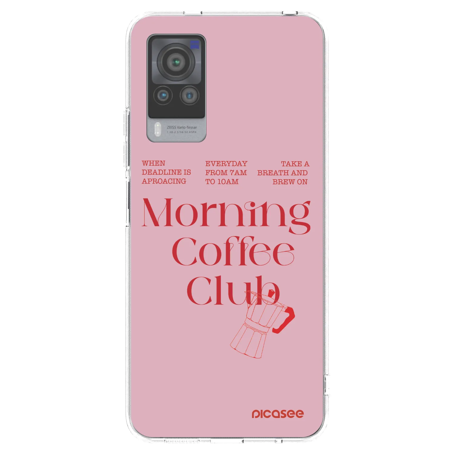 Picasee silikonska prozirna maskica za Vivo X60 Pro 5G - Morning