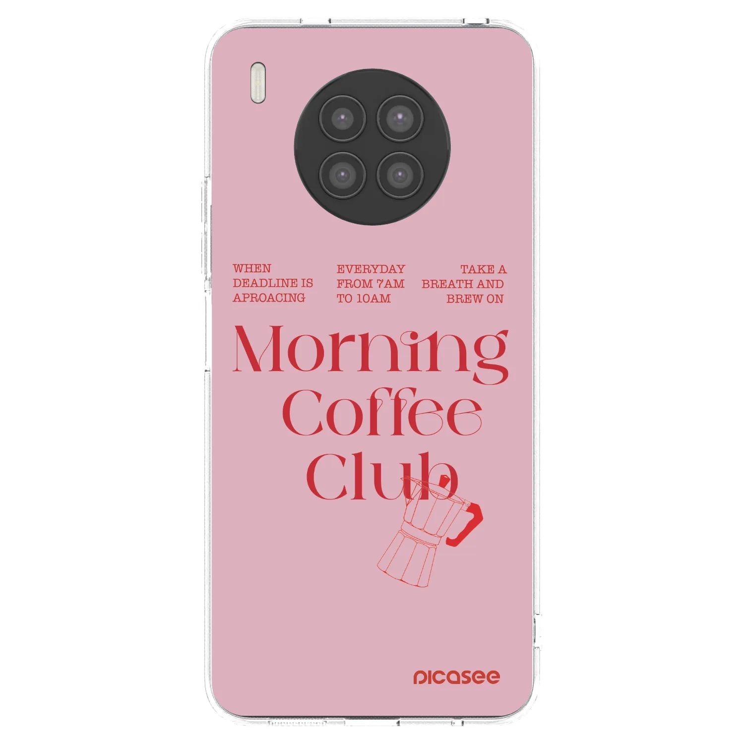 Picasee silikonska prozirna maskica za Huawei Nova 8i - Morning