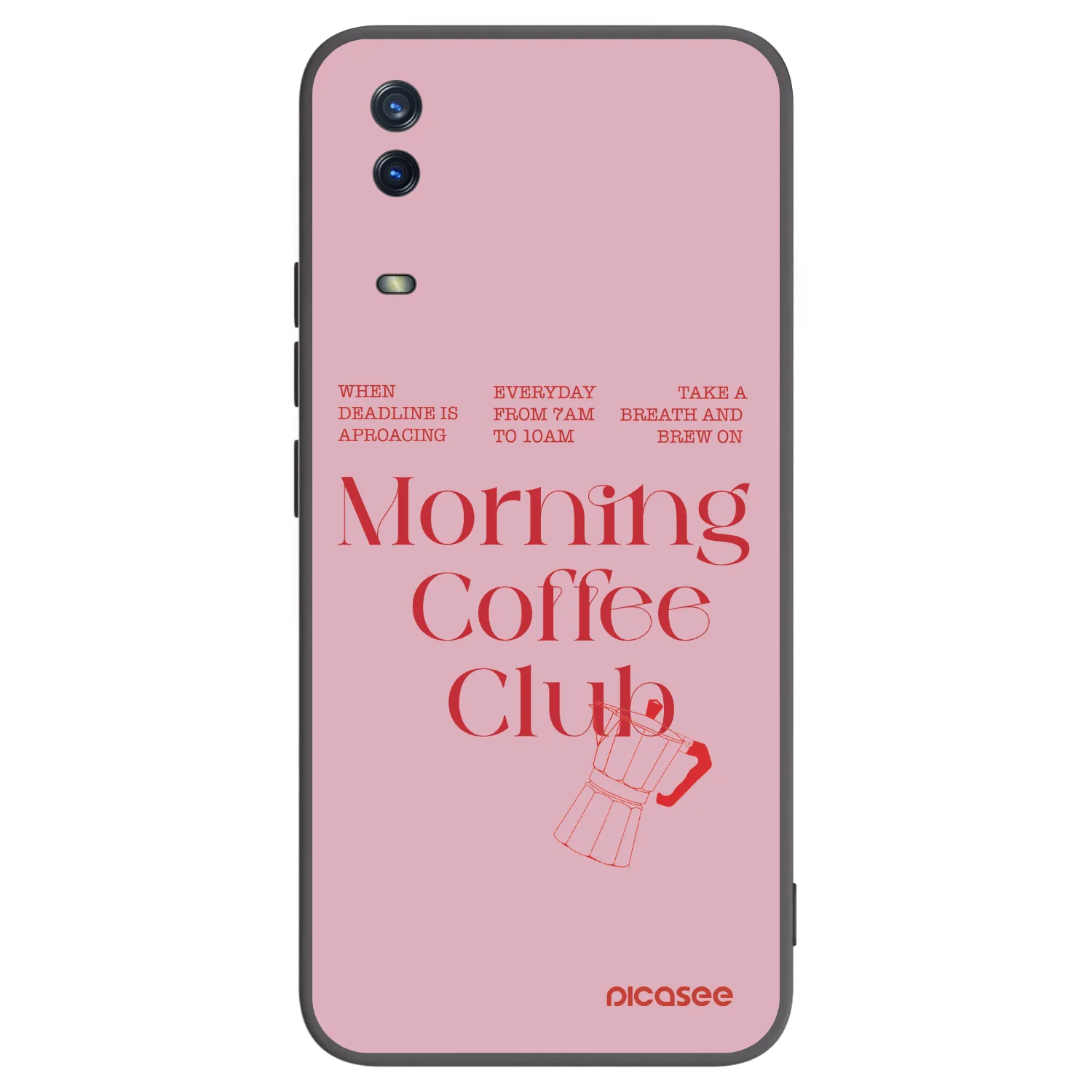 Picasee crna silikonska maskica za Vivo Y11s - Morning