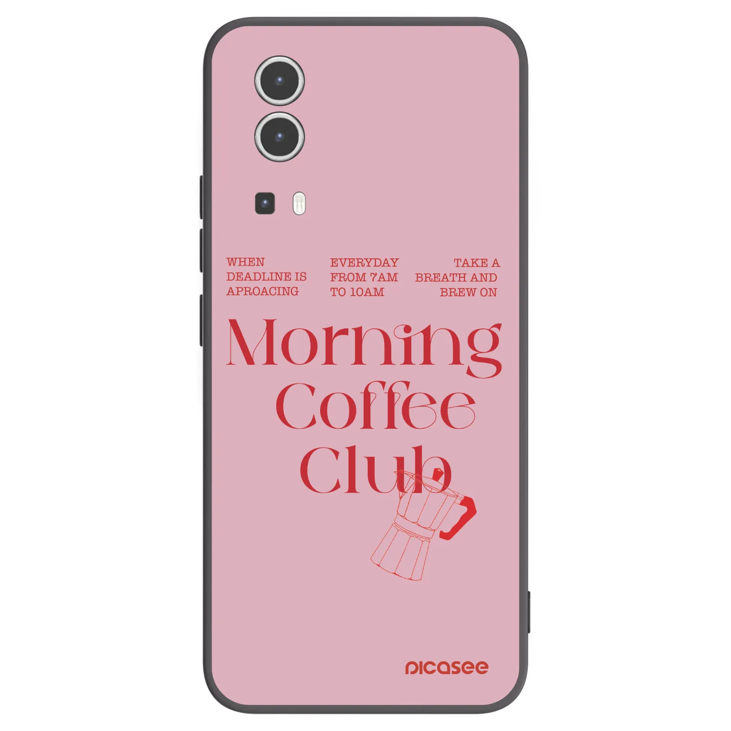 Picasee crna silikonska maskica za Vivo Y72 5G - Morning