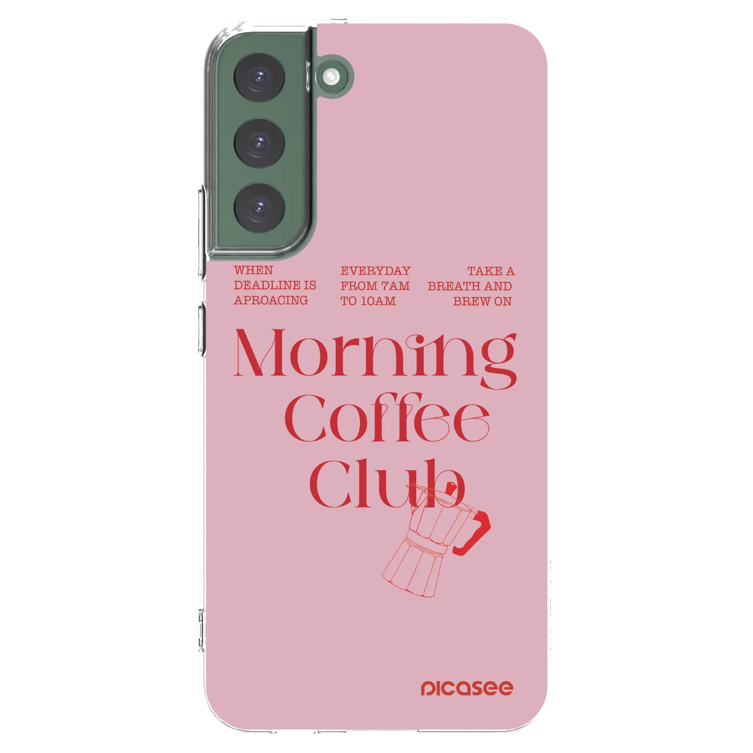 Picasee silikonska prozirna maskica za Samsung Galaxy S22+ 5G - Morning