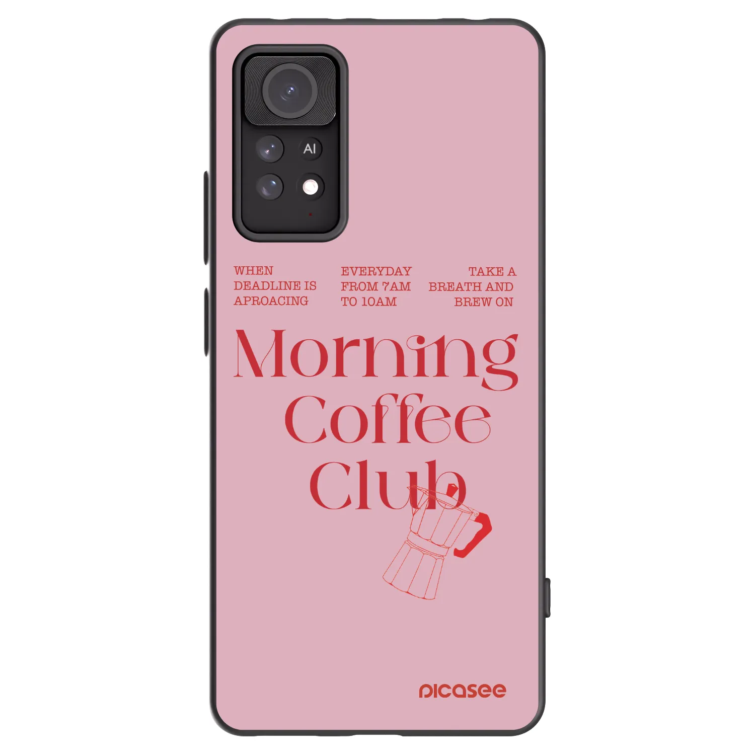 Picasee crna silikonska maskica za Xiaomi Redmi Note 11 Pro - Morning