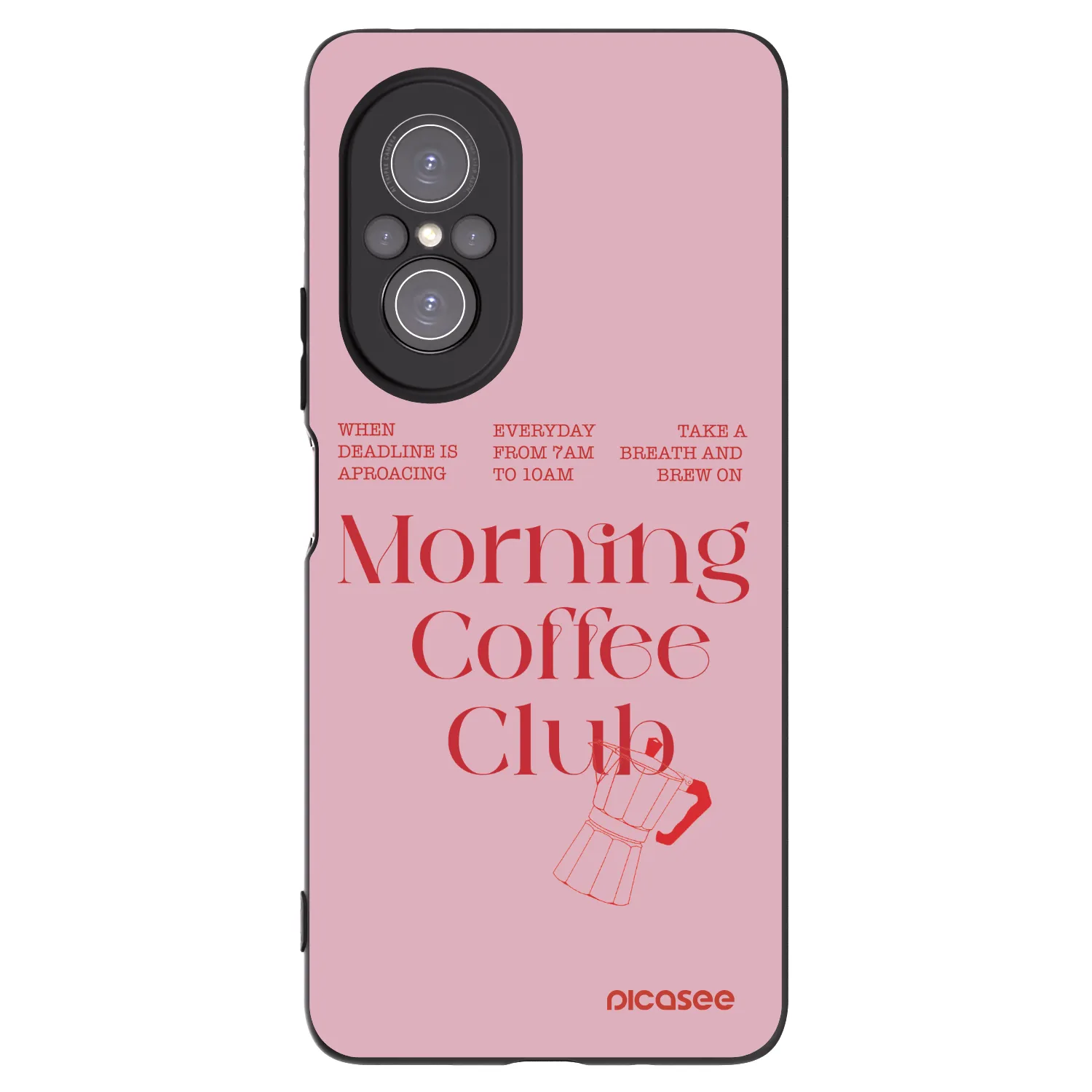 Picasee crna silikonska maskica za Huawei Nova 9 SE - Morning