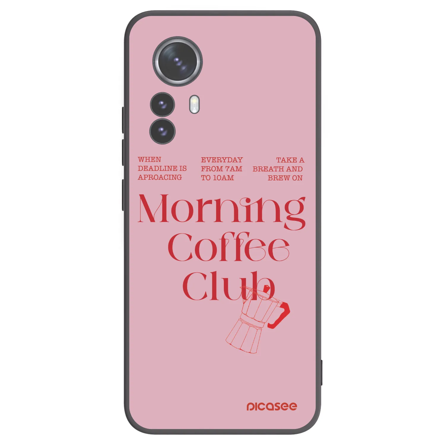 Picasee crna silikonska maskica za Xiaomi 12 Pro - Morning