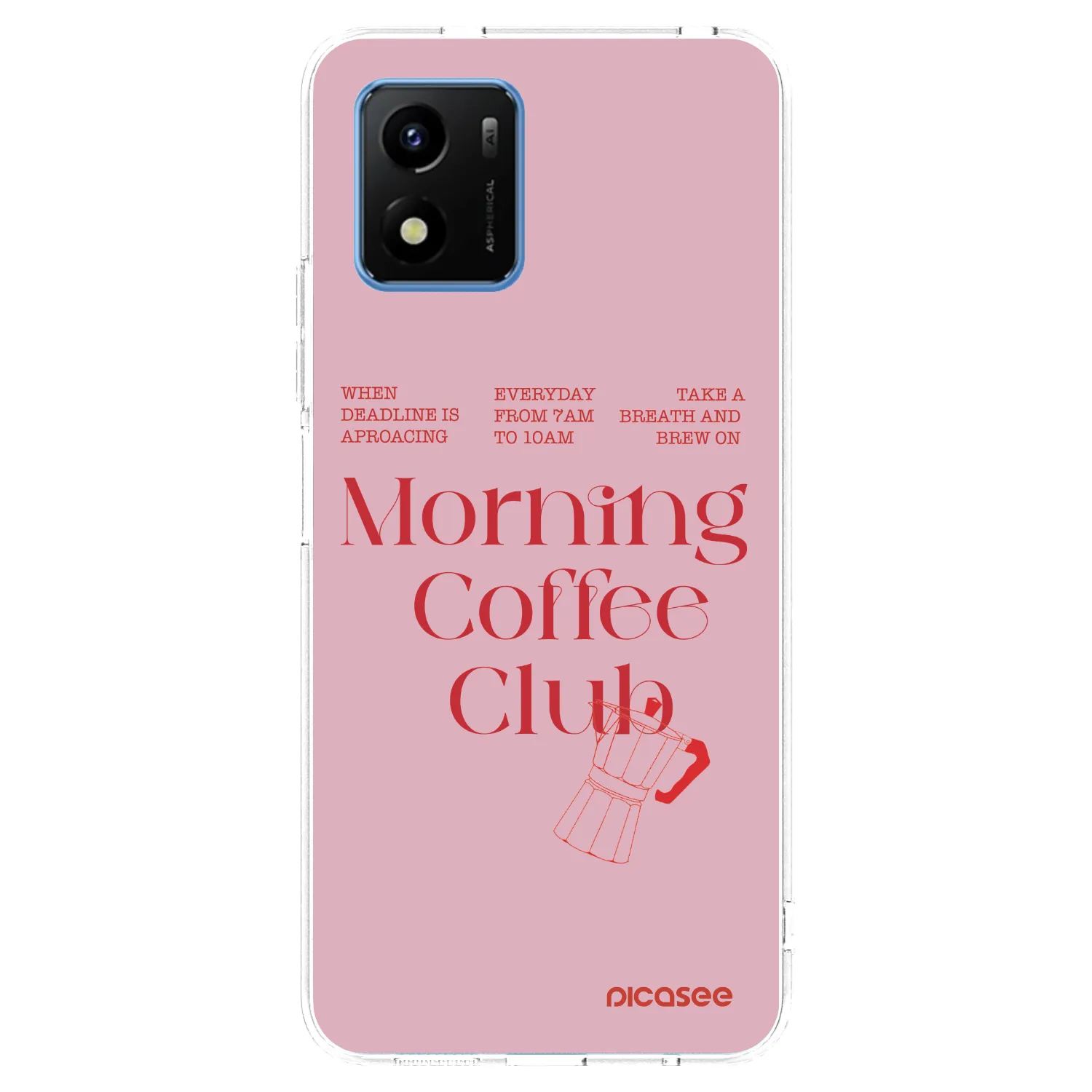 Picasee silikonska prozirna maskica za Vivo Y01 - Morning
