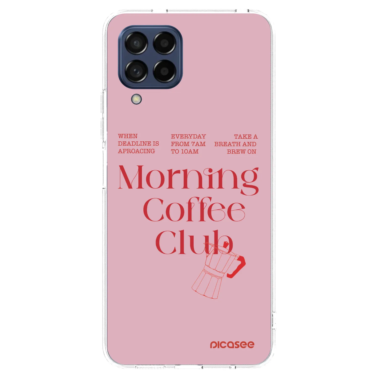 Picasee silikonska prozirna maskica za Samsung Galaxy M53 5G - Morning
