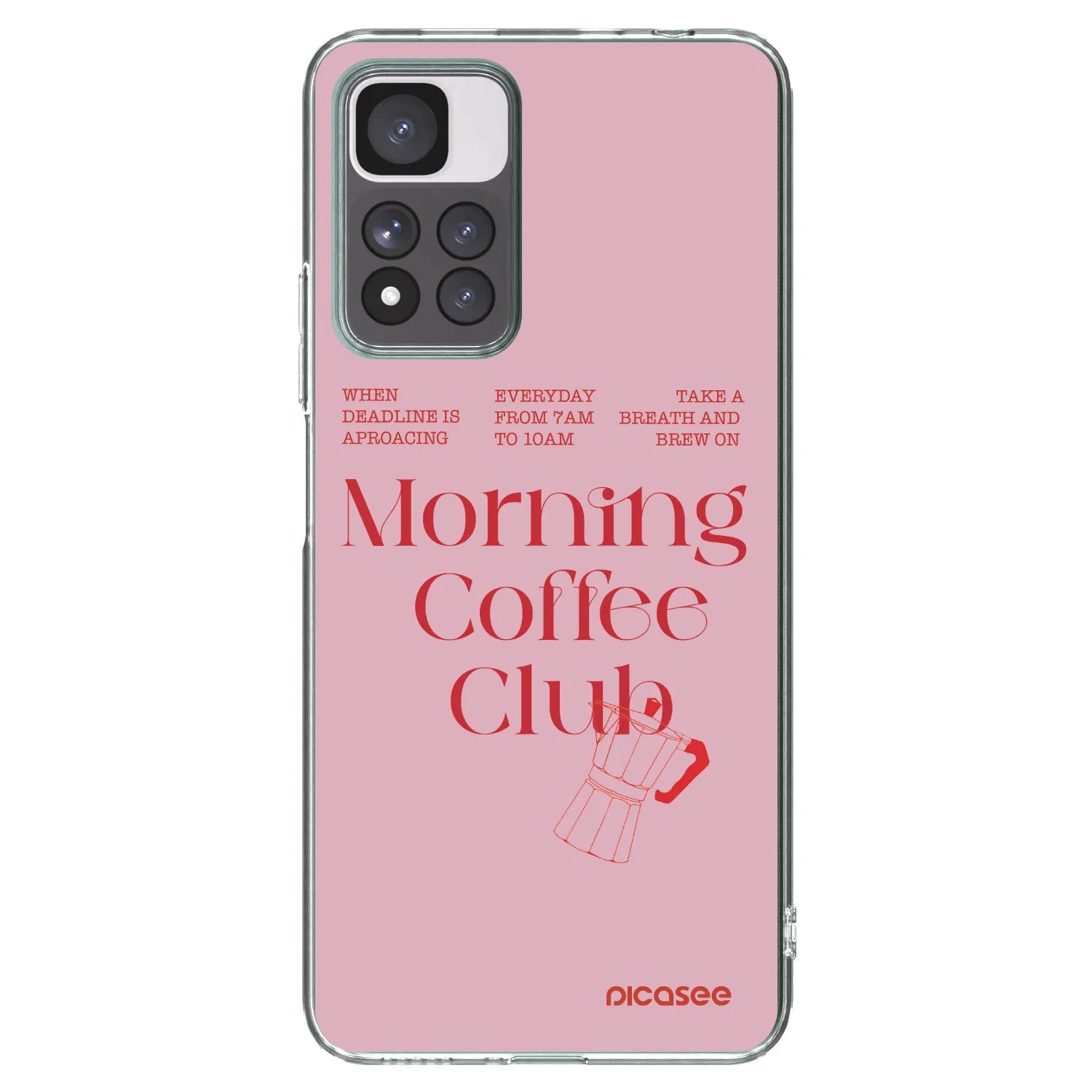 Picasee silikonska prozirna maskica za Xiaomi Redmi Note 11 Pro+ 5G - Morning