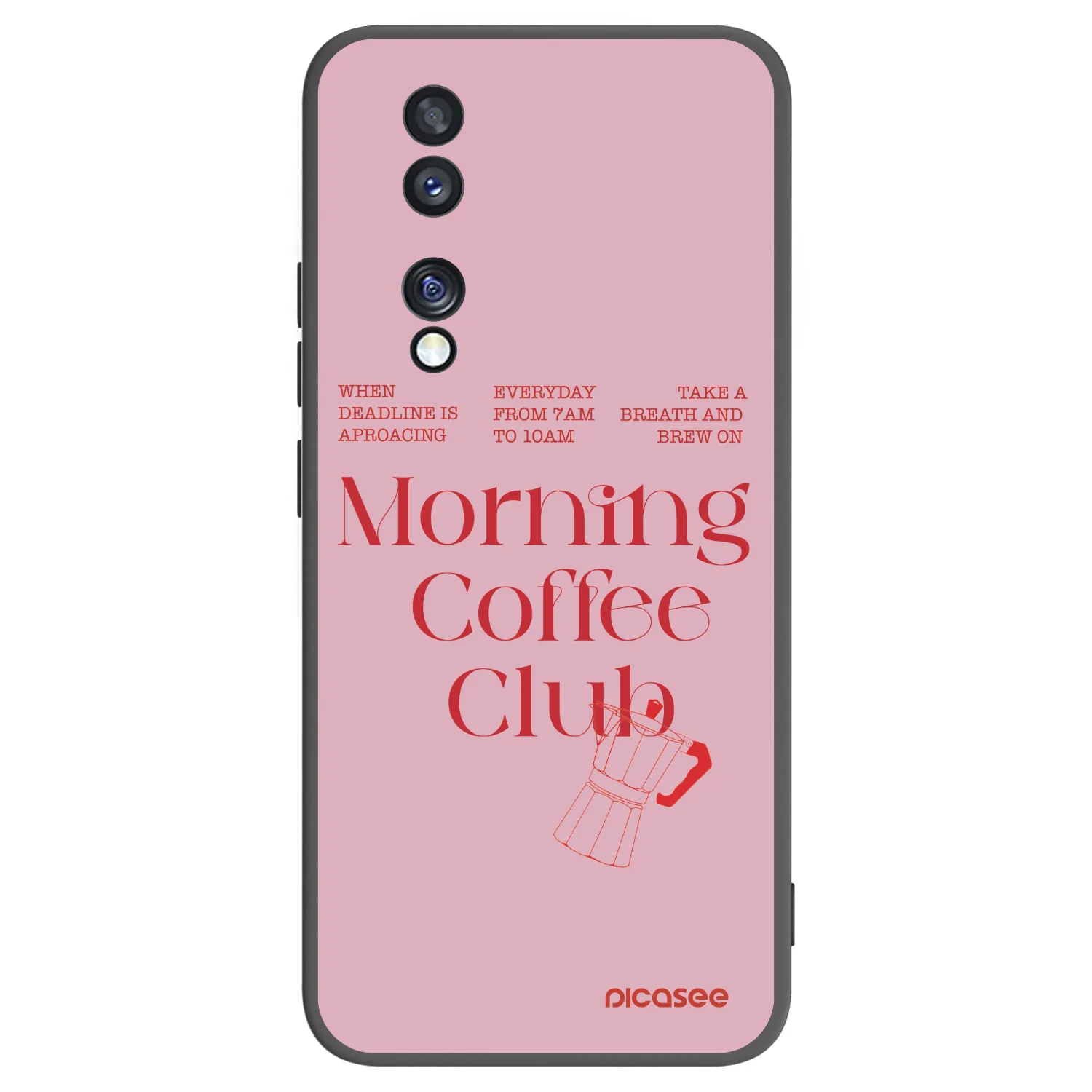 Picasee crna silikonska maskica za Honor 70 - Morning