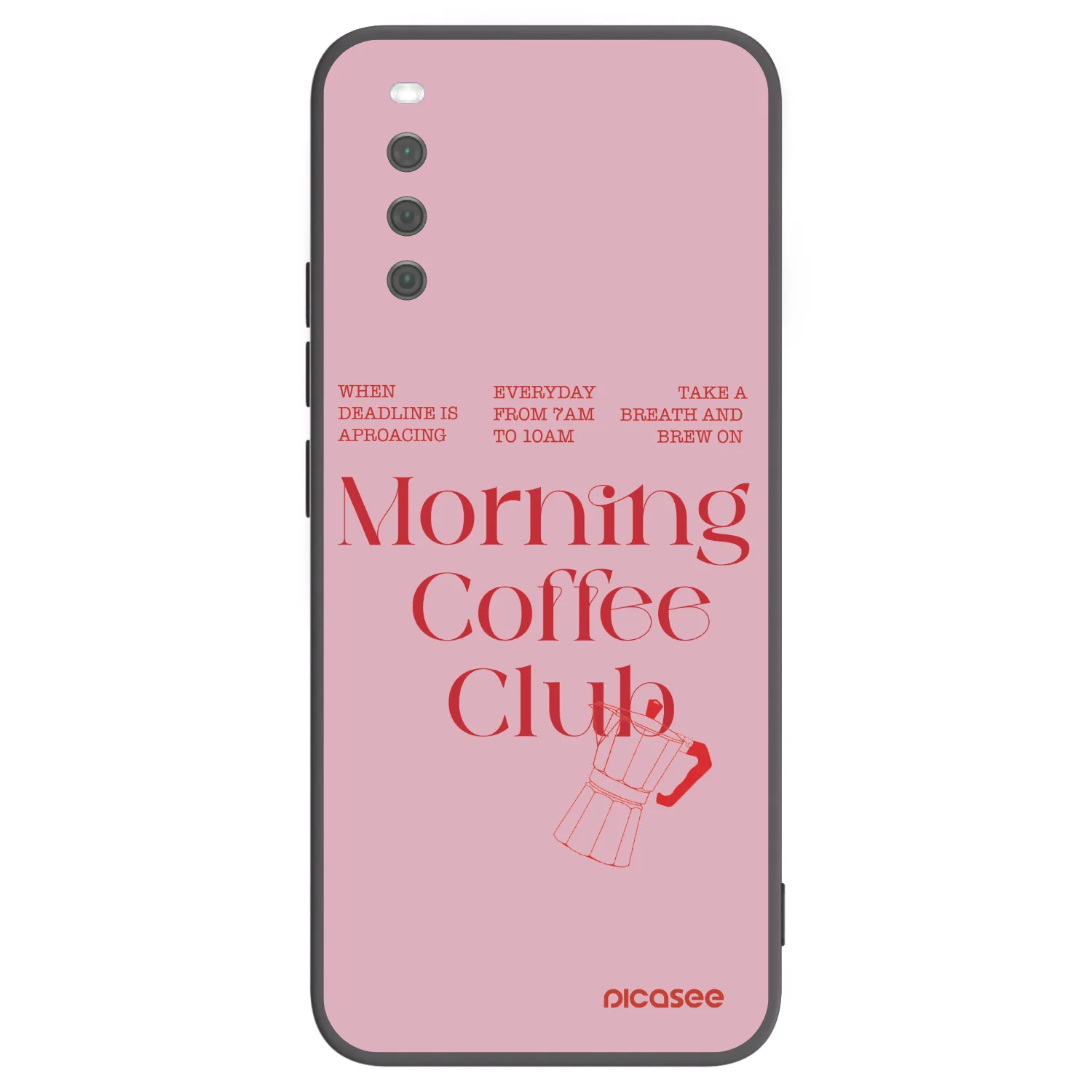 Picasee crna silikonska maskica za Sony Xperia 10 III - Morning