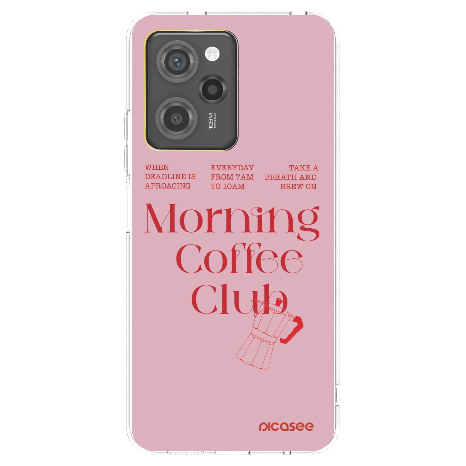 Picasee silikonska prozirna maskica za Xiaomi Poco X5 Pro - Morning