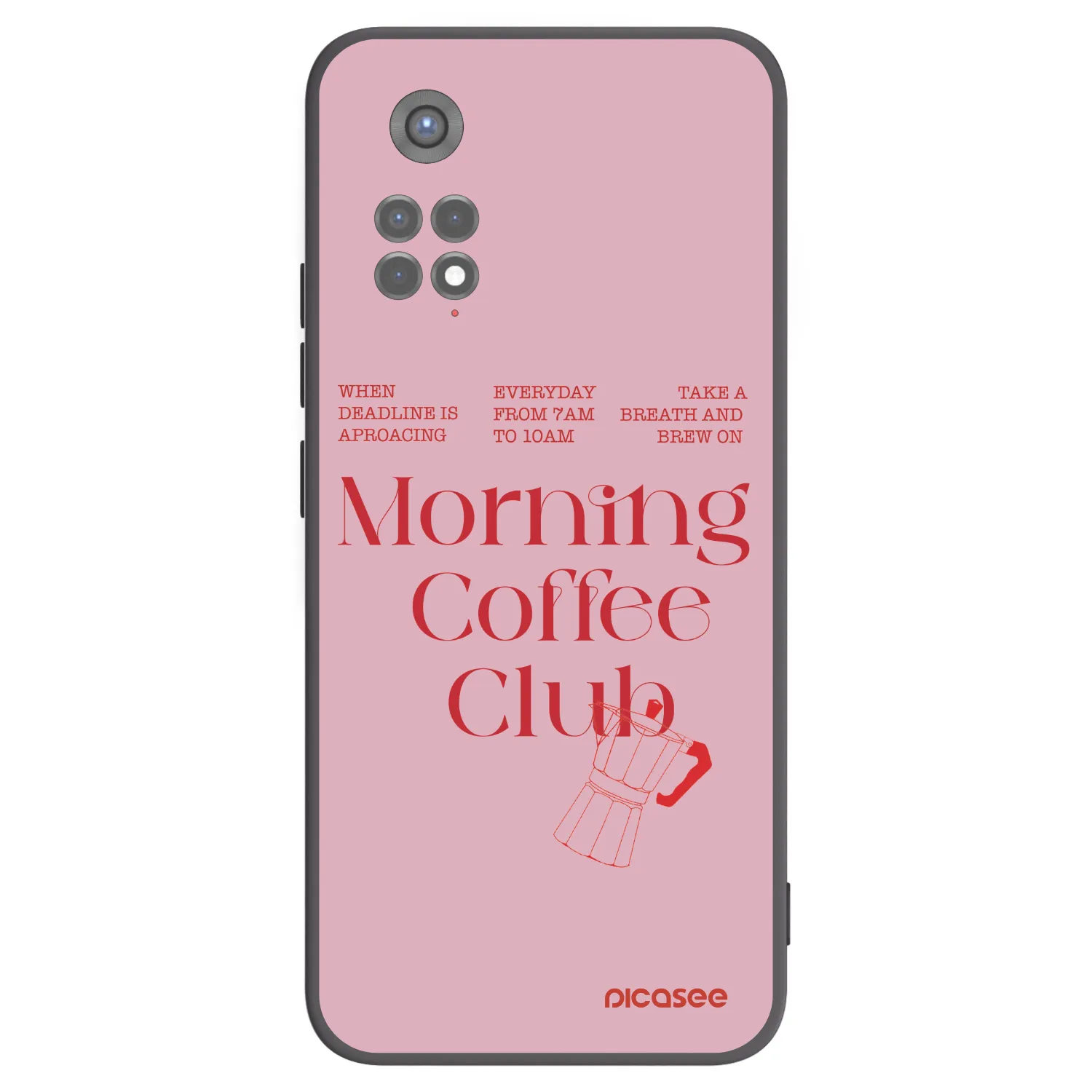 Picasee crna silikonska maskica za Xiaomi Redmi Note 11S 5G - Morning