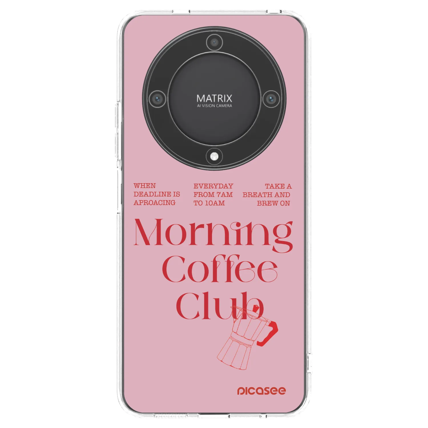 Picasee silikonska prozirna maskica za Honor Magic5 Lite 5G - Morning