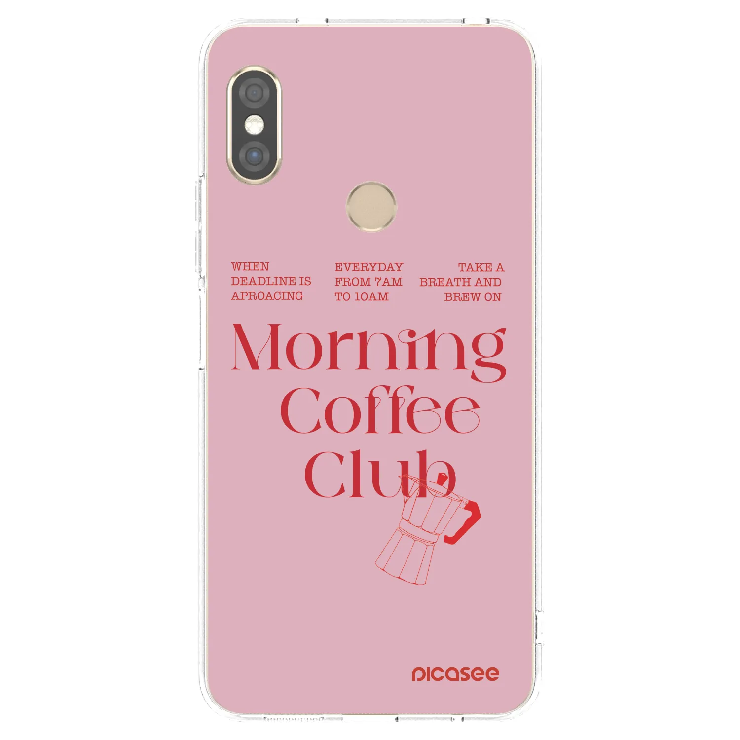 Picasee silikonska prozirna maskica za Xiaomi Redmi Note 5 Global - Morning