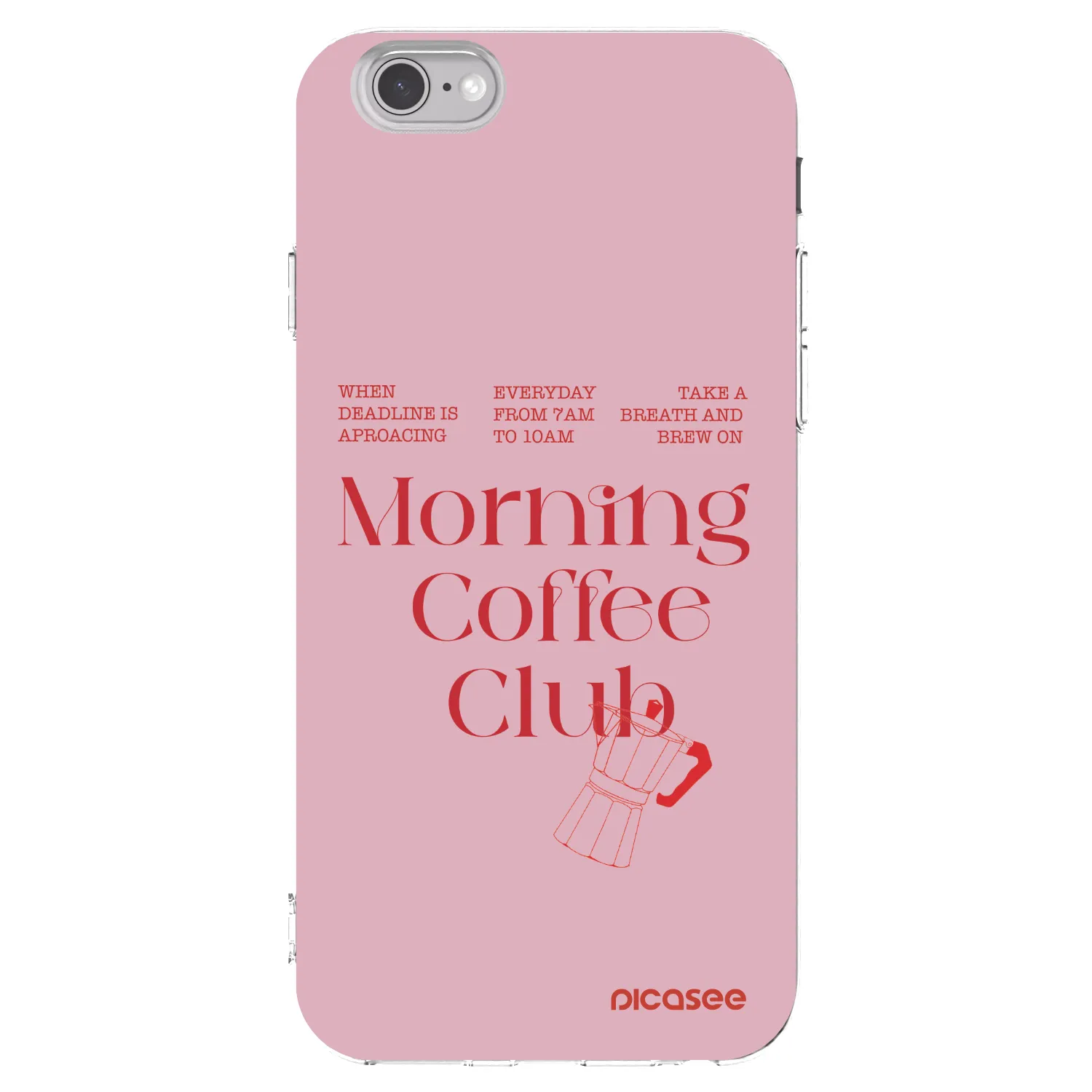 Picasee silikonska prozirna maskica za Apple iPhone 6/6S - Morning