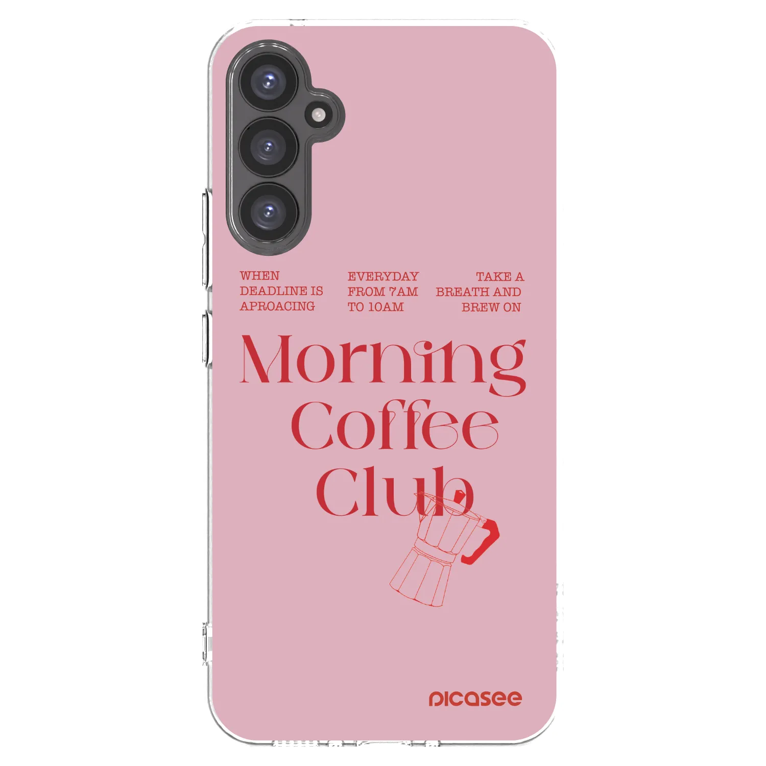 Picasee silikonska prozirna maskica za Samsung Galaxy A34 5G A346B - Morning