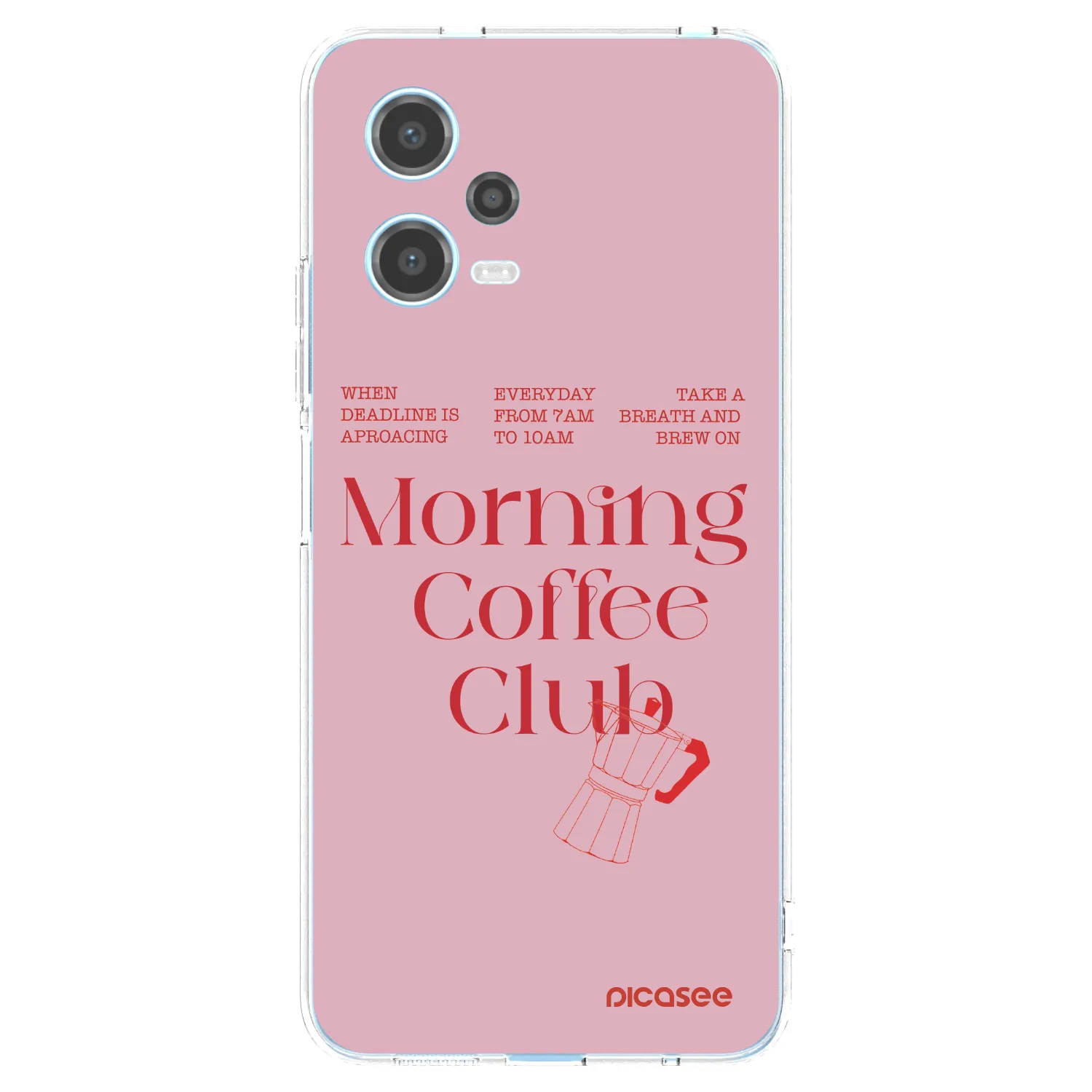 Picasee silikonska prozirna maskica za Xiaomi Redmi Note 12 5G - Morning