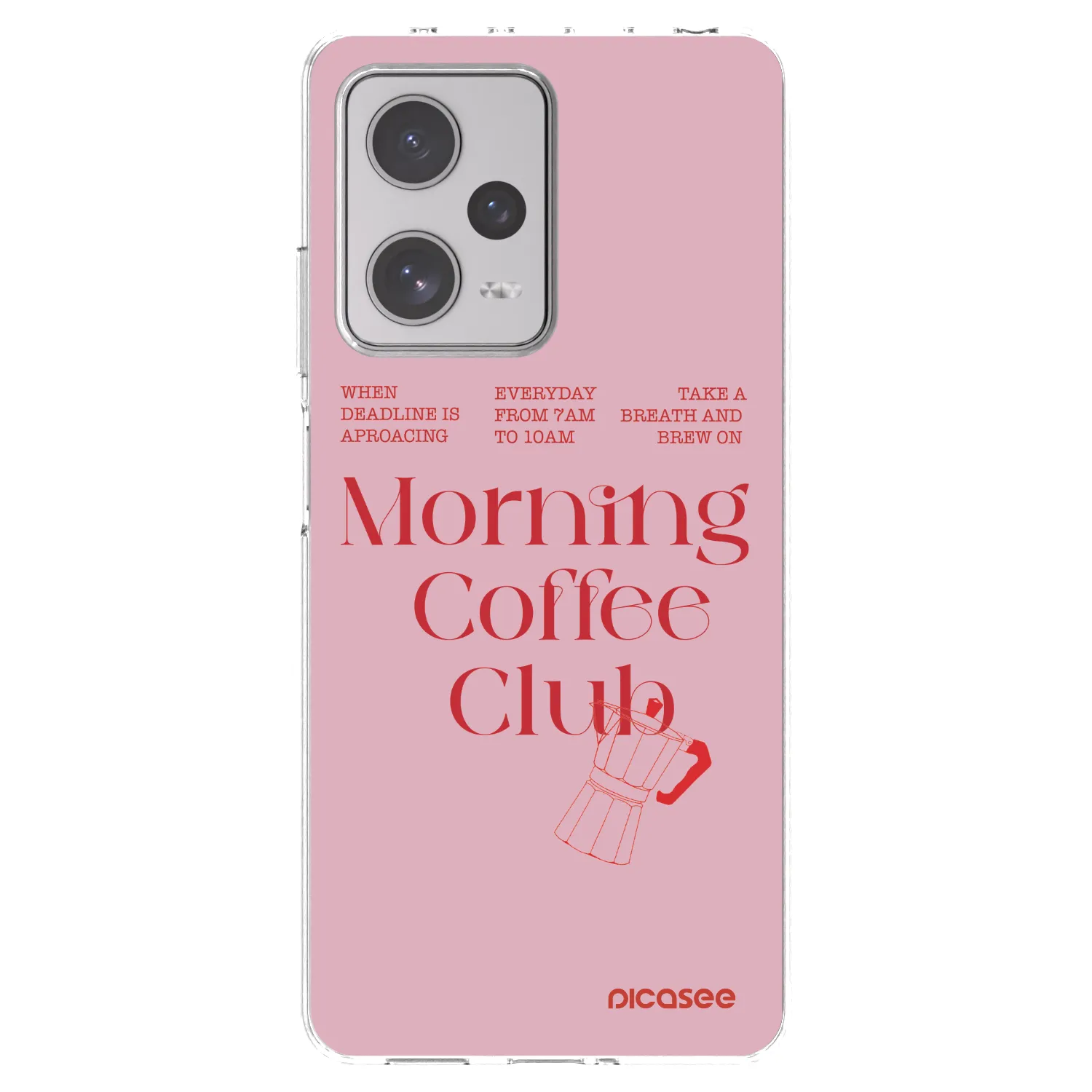 Picasee silikonska prozirna maskica za Xiaomi Redmi Note 12 Pro+ 5G - Morning