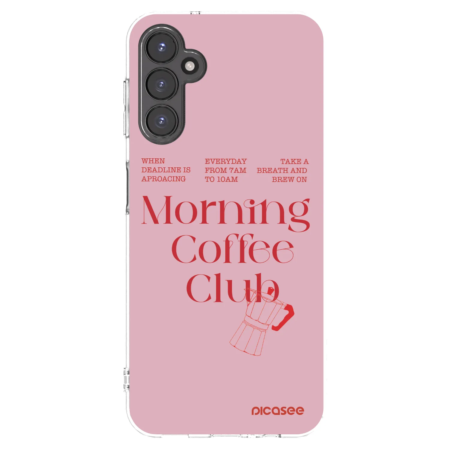 Picasee silikonska prozirna maskica za Samsung Galaxy A14 5G A146P - Morning