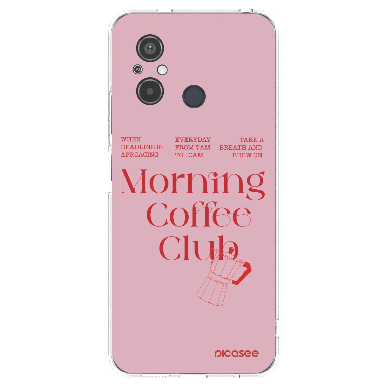 Picasee silikonska prozirna maskica za Xiaomi Redmi 12C - Morning