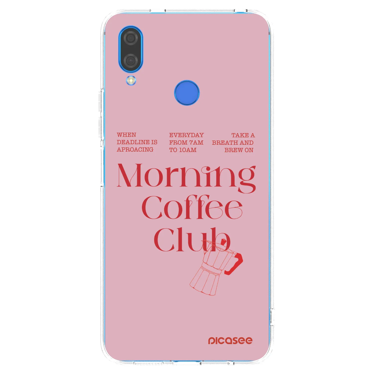 Picasee silikonska prozirna maskica za Huawei Nova 3 - Morning