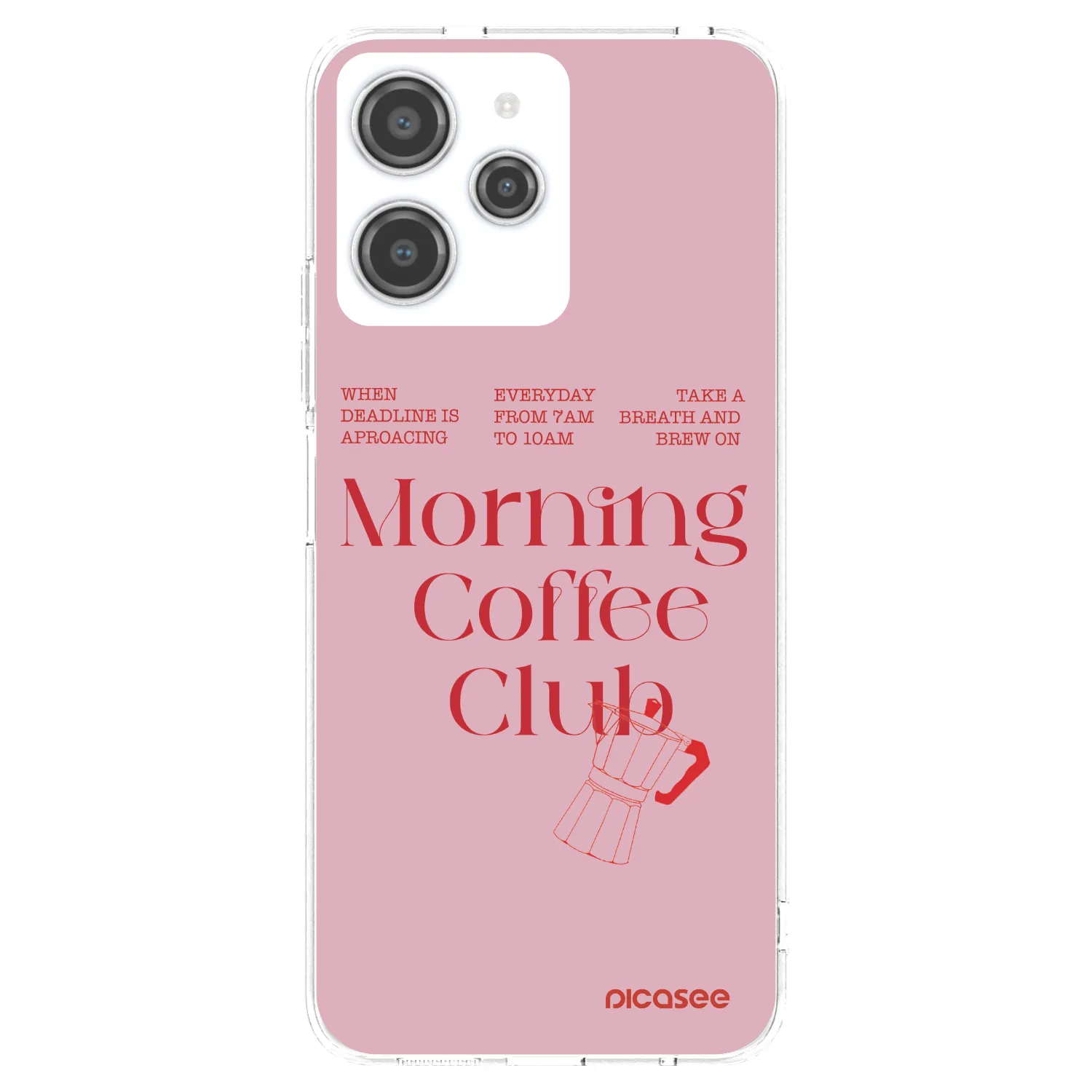 Picasee silikonska prozirna maskica za Xiaomi Redmi 12 4G - Morning