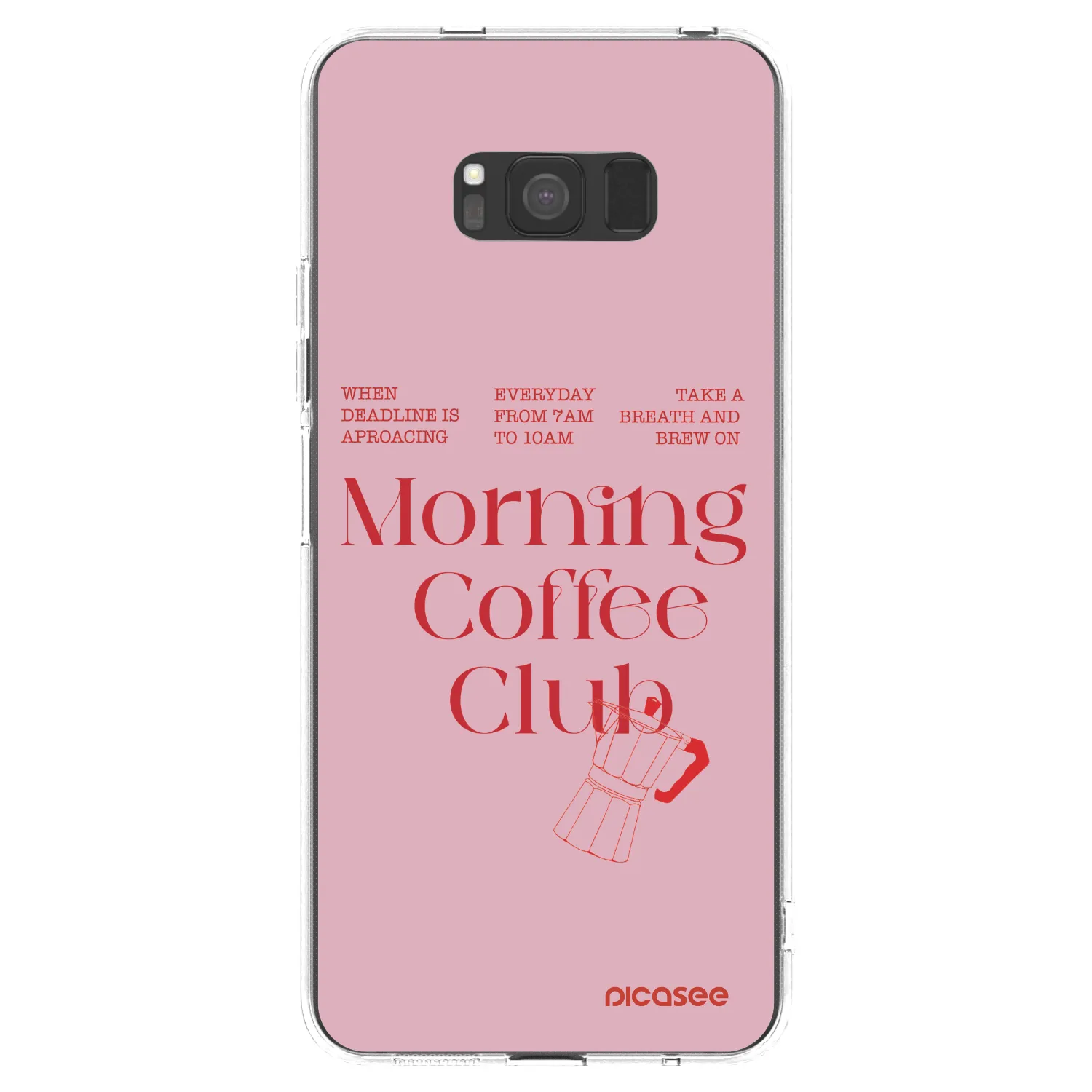 Picasee silikonska prozirna maskica za Samsung Galaxy S8 G950F - Morning