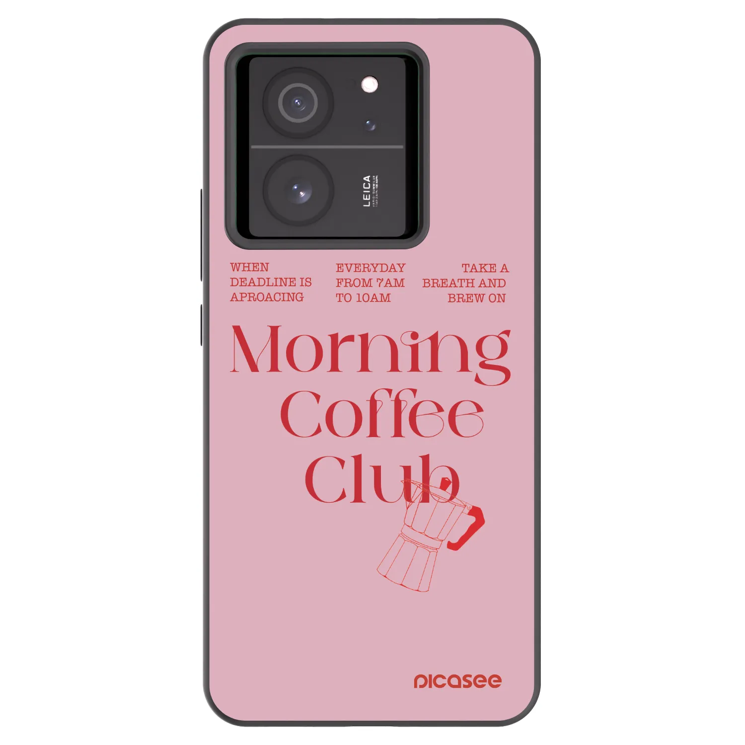 Picasee crna silikonska maskica za Xiaomi 13T - Morning