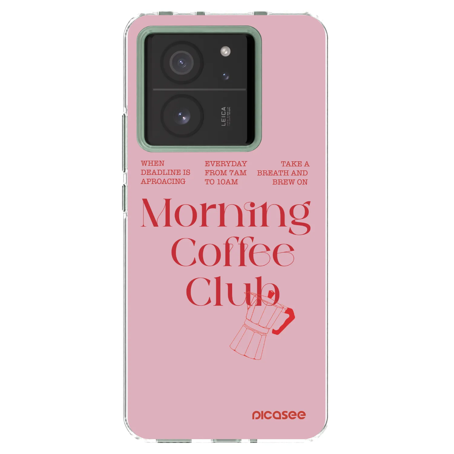 Picasee silikonska prozirna maskica za Xiaomi 13T - Morning