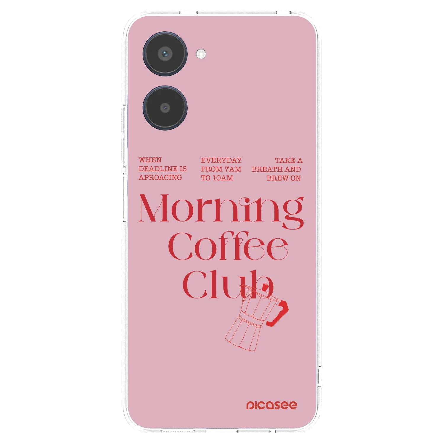 Picasee silikonska prozirna maskica za Realme 10 4G - Morning