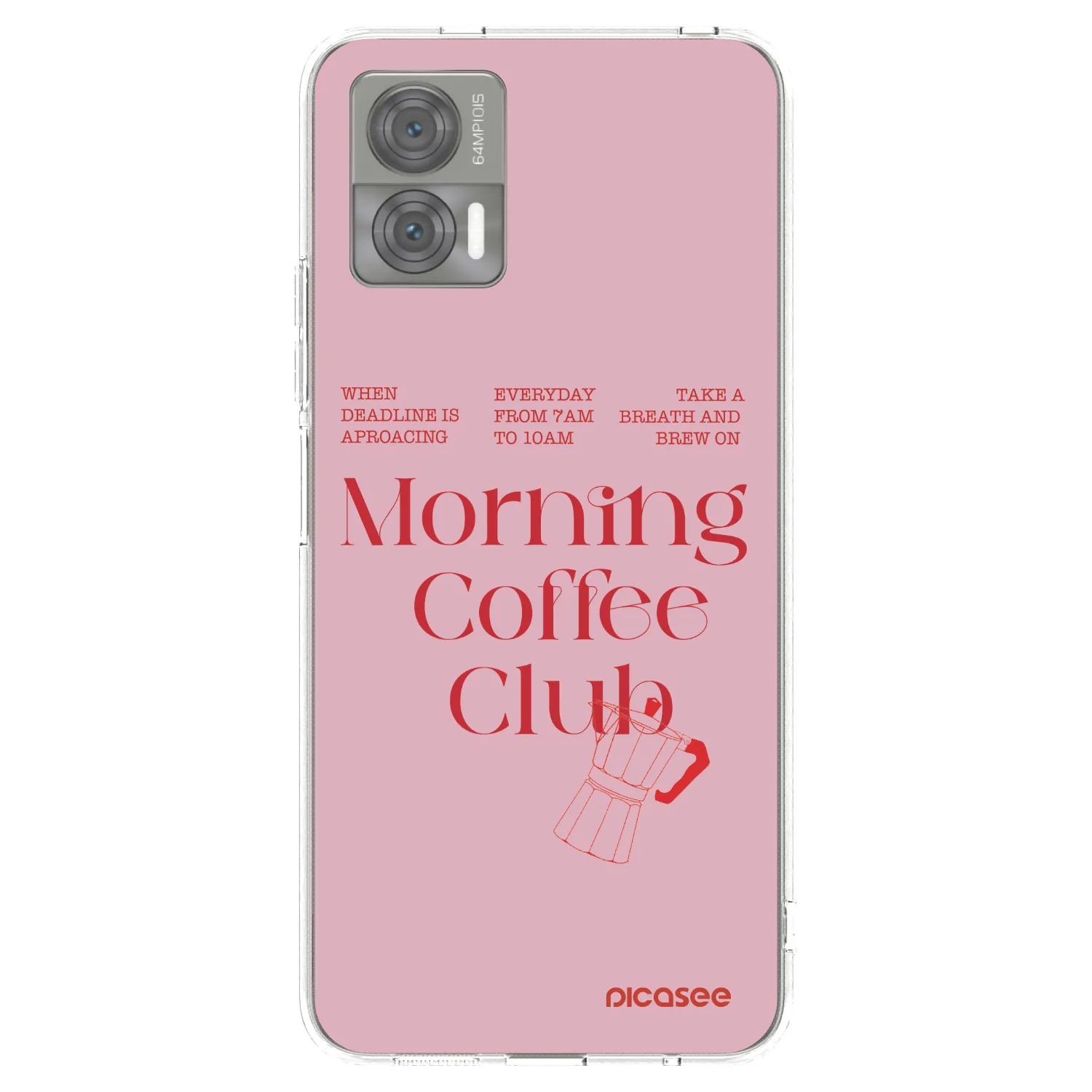 Picasee silikonska prozirna maskica za Motorola Edge 30 Neo - Morning