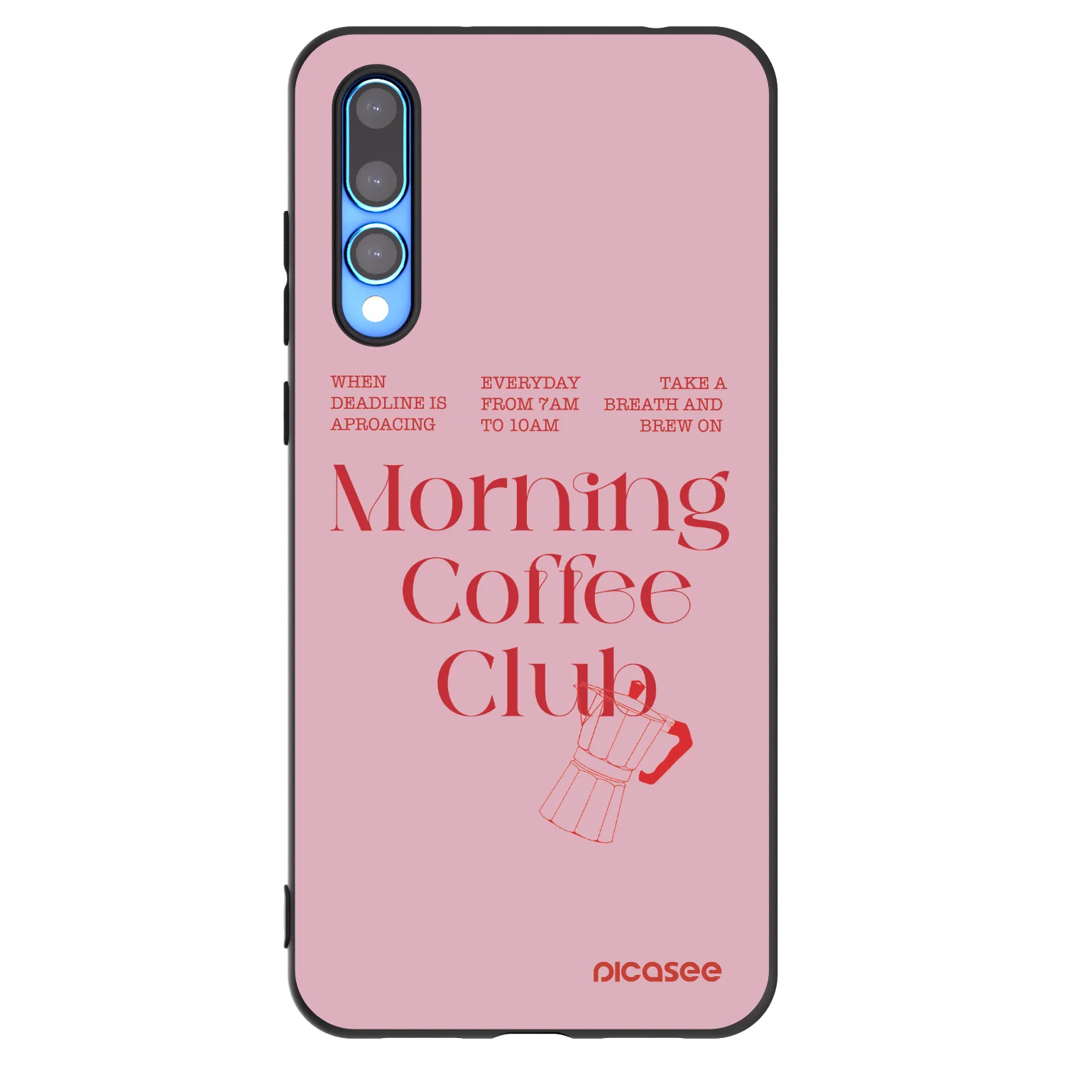 Picasee crna silikonska maskica za Huawei P20 Pro - Morning