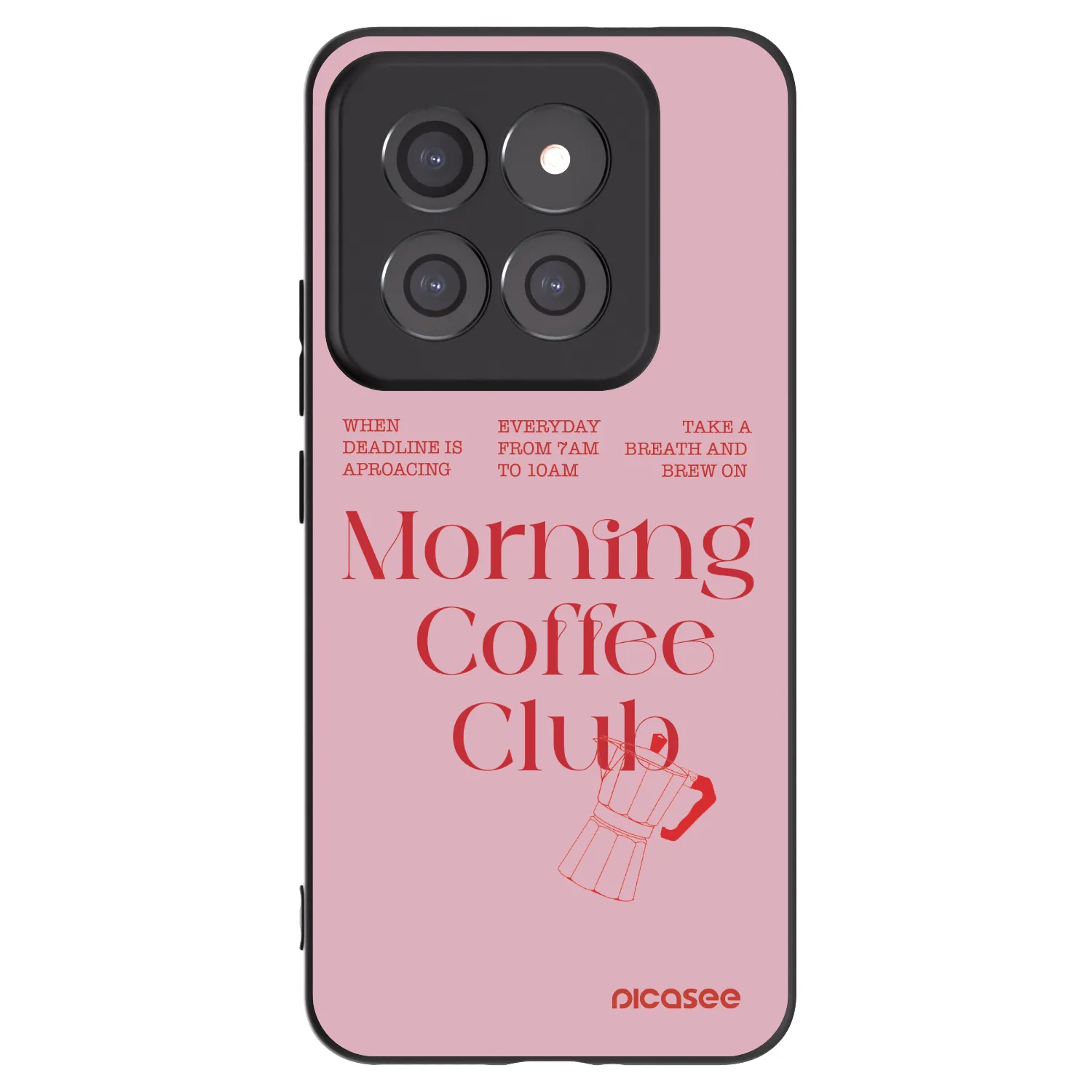 Picasee crna silikonska maskica za Xiaomi 14 Pro - Morning