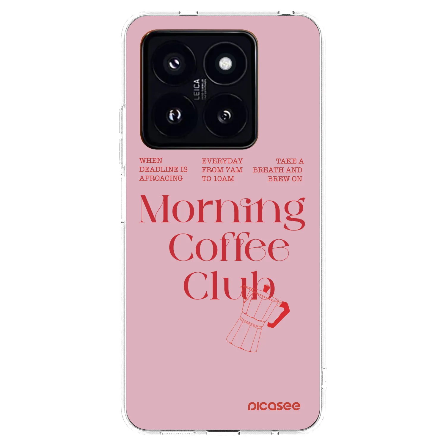 Picasee silikonska prozirna maskica za Xiaomi 14 Pro - Morning