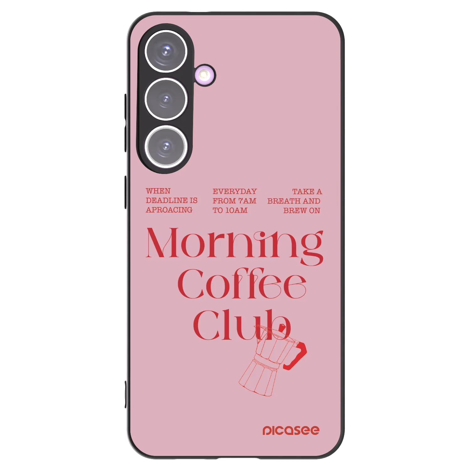 Picasee crna silikonska maskica za Samsung Galaxy S24+ S926B 5G - Morning