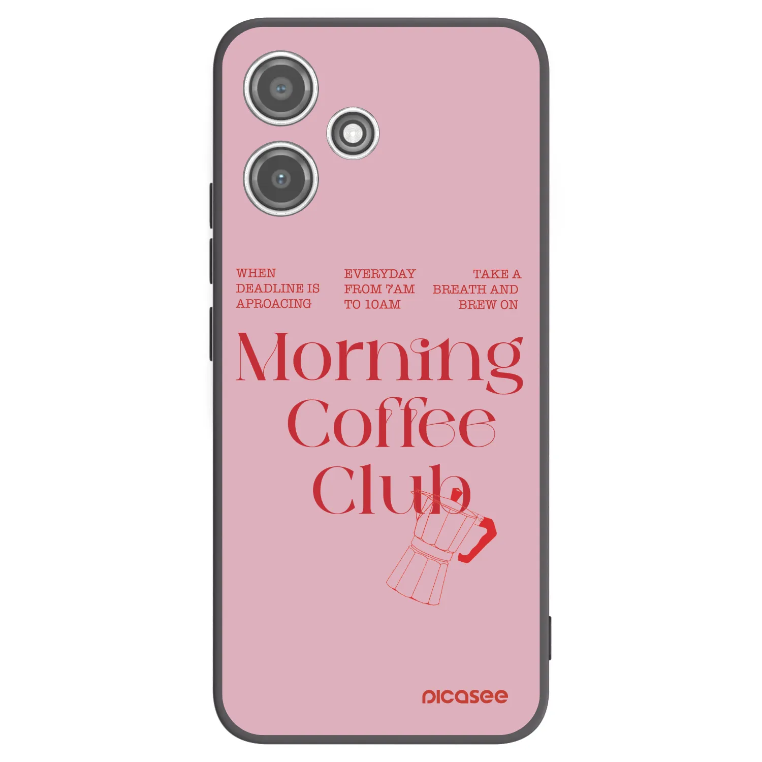 Picasee crna silikonska maskica za Xiaomi Redmi 12 5G - Morning