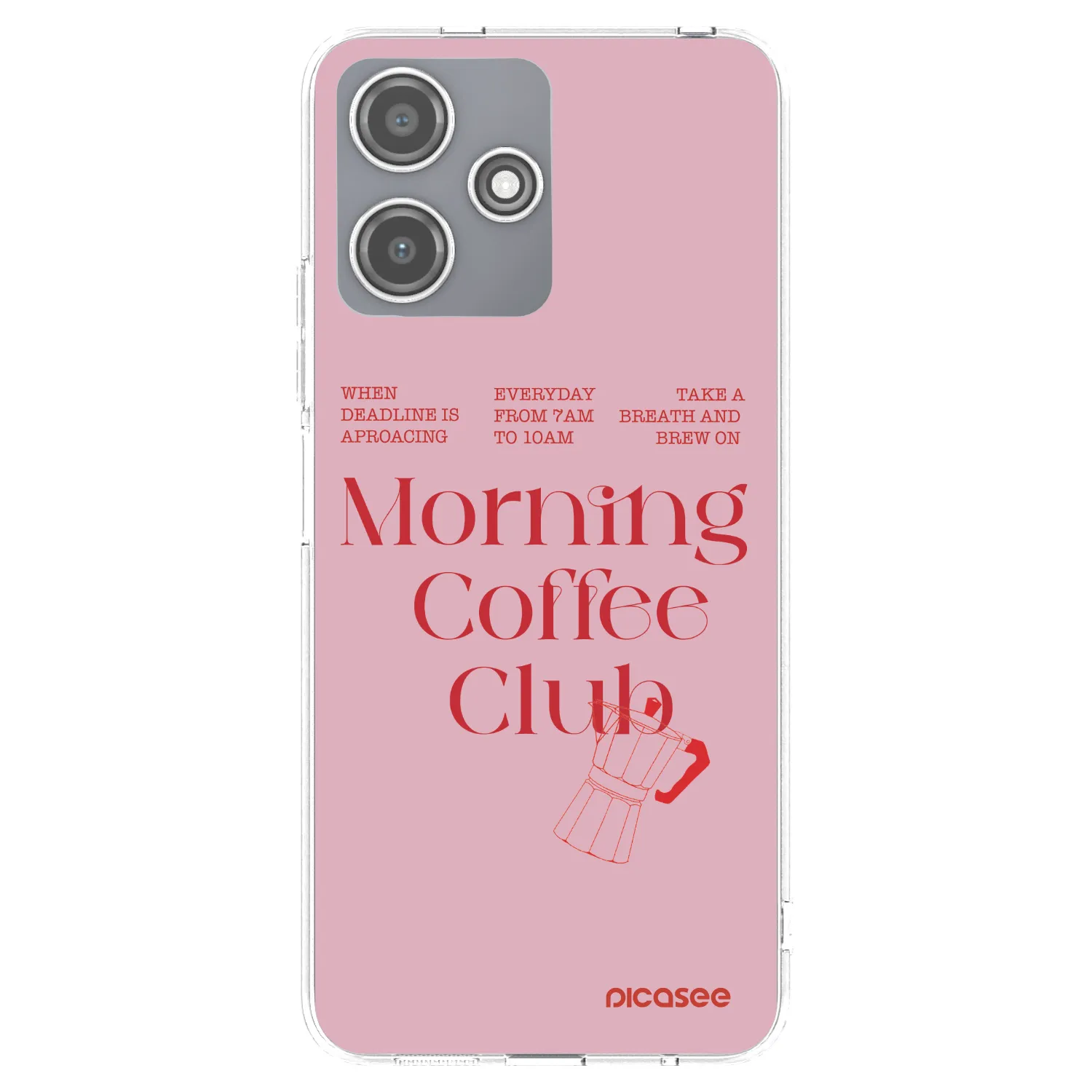 Picasee silikonska prozirna maskica za Xiaomi Redmi 12 5G - Morning