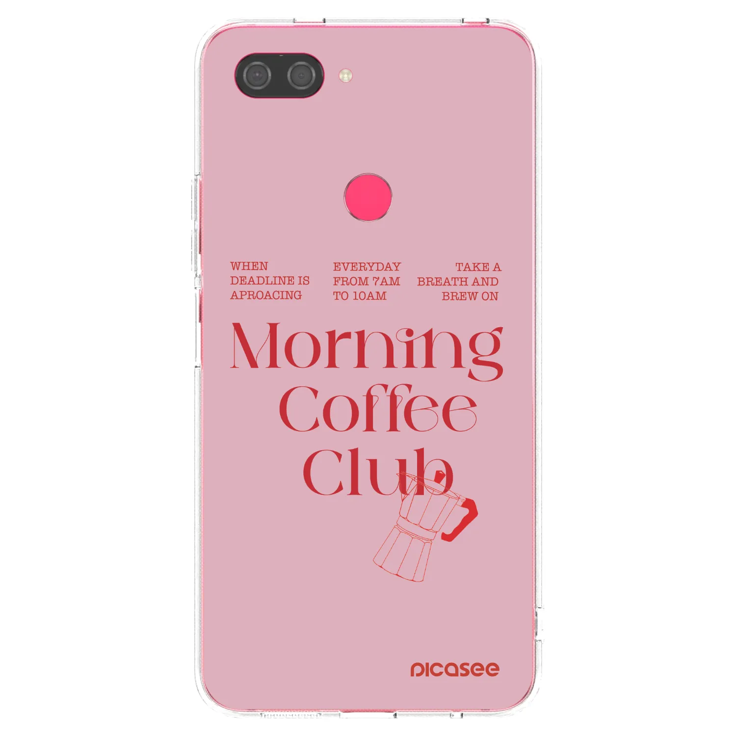Picasee silikonska prozirna maskica za Xiaomi Mi 8 Lite - Morning