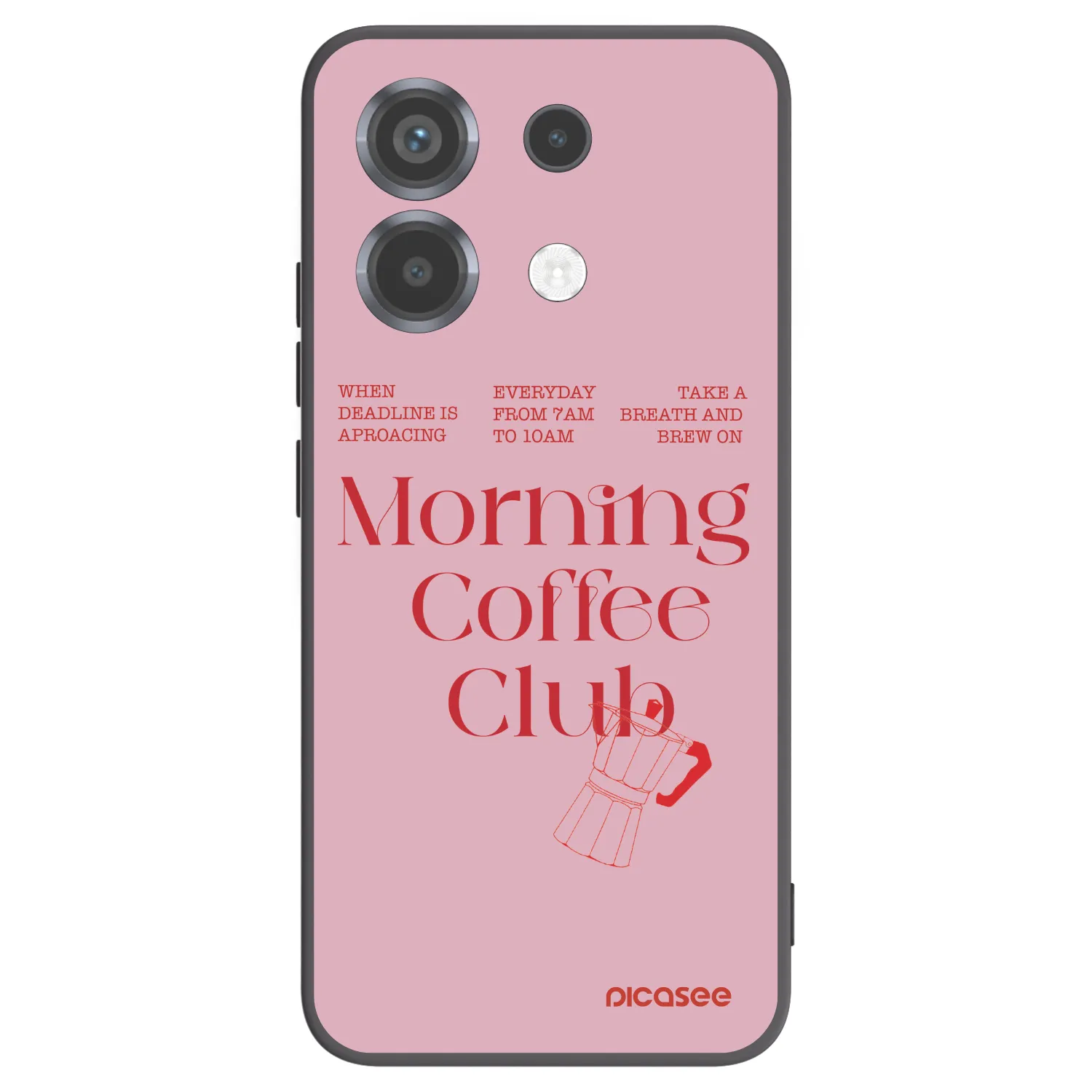 Picasee crna silikonska maskica za Xiaomi Poco X6 - Morning