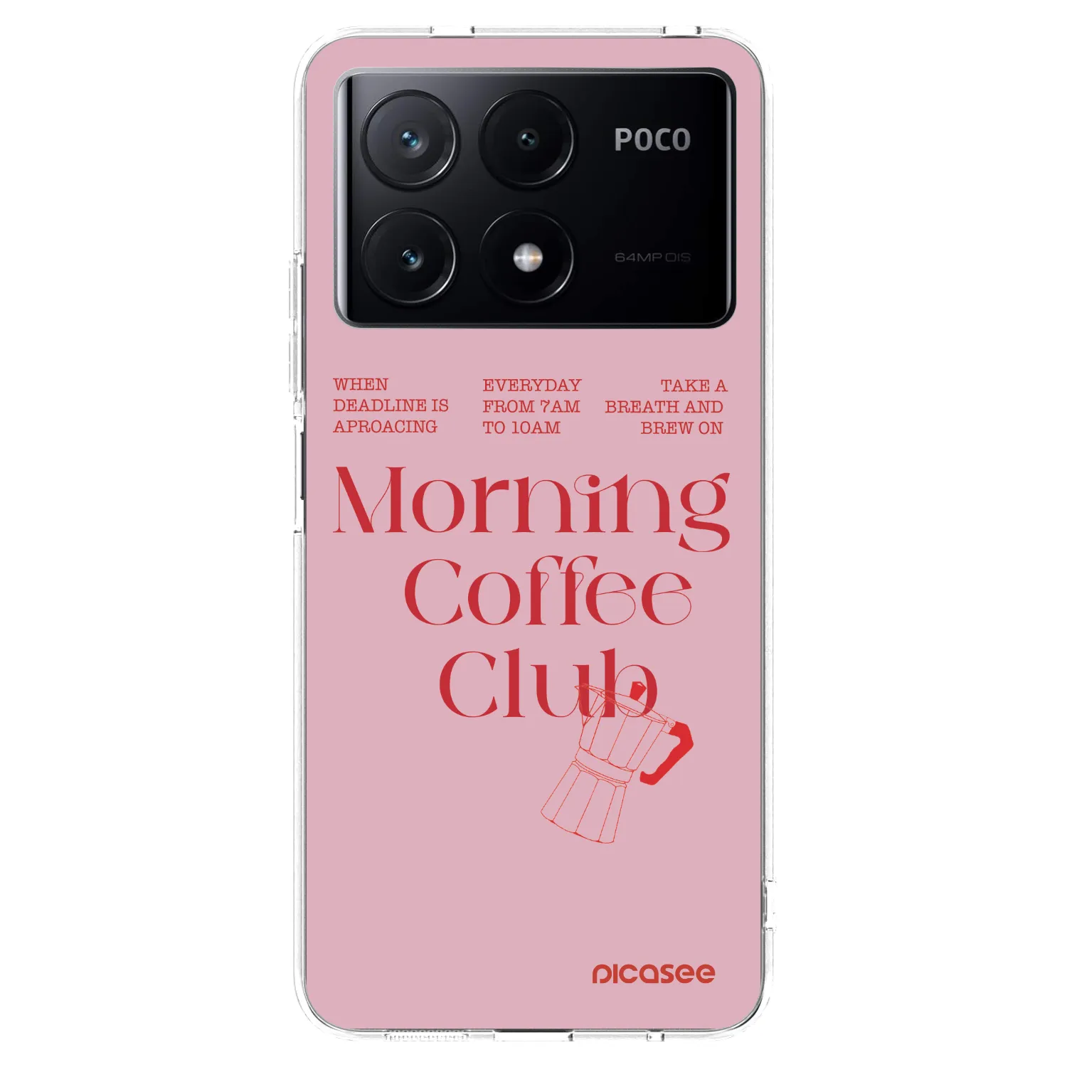 Picasee silikonska prozirna maskica za Xiaomi Poco X6 Pro - Morning
