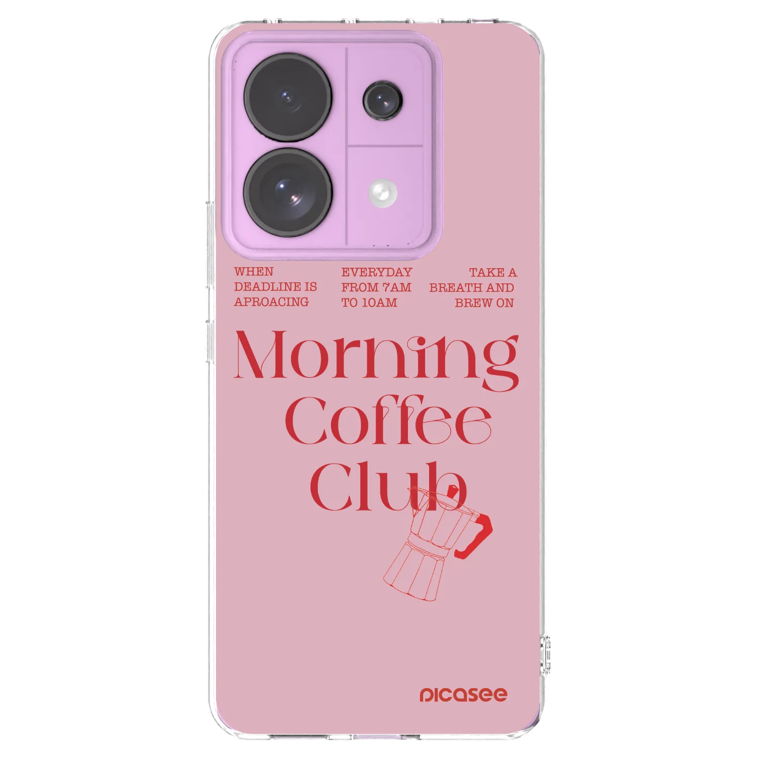 Picasee silikonska prozirna maskica za Xiaomi Redmi Note 13 Pro 5G - Morning