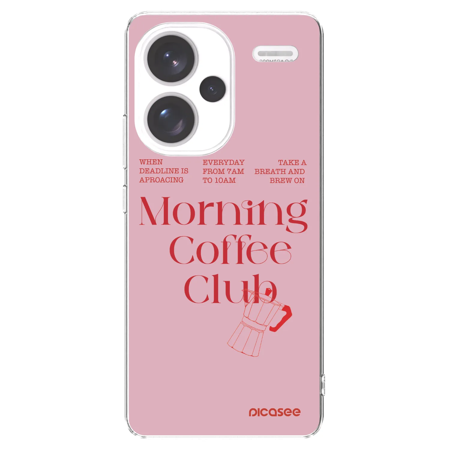 Picasee silikonska prozirna maskica za Xiaomi Redmi Note 13 Pro+ 5G - Morning