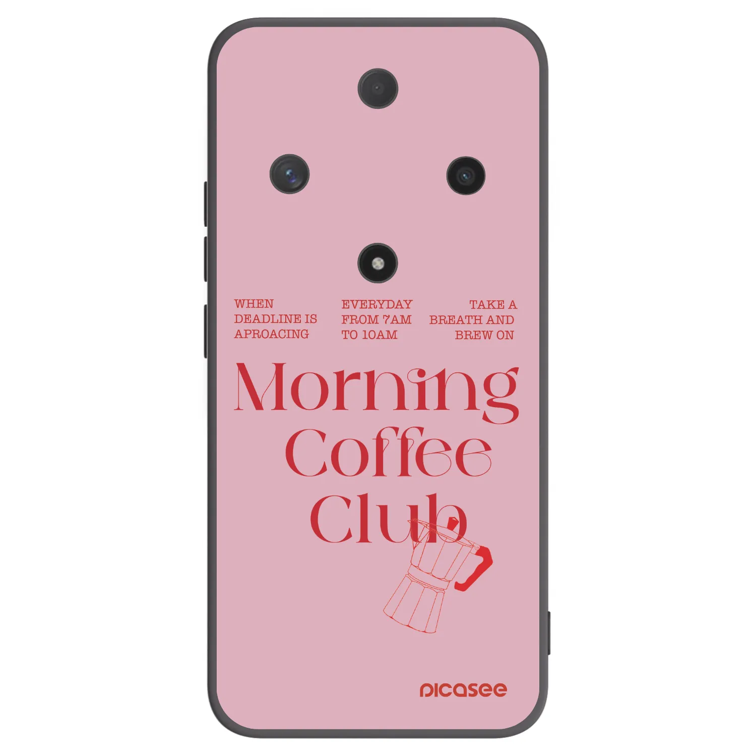 Picasee crna silikonska maskica za Honor Magic6 Lite 5G - Morning