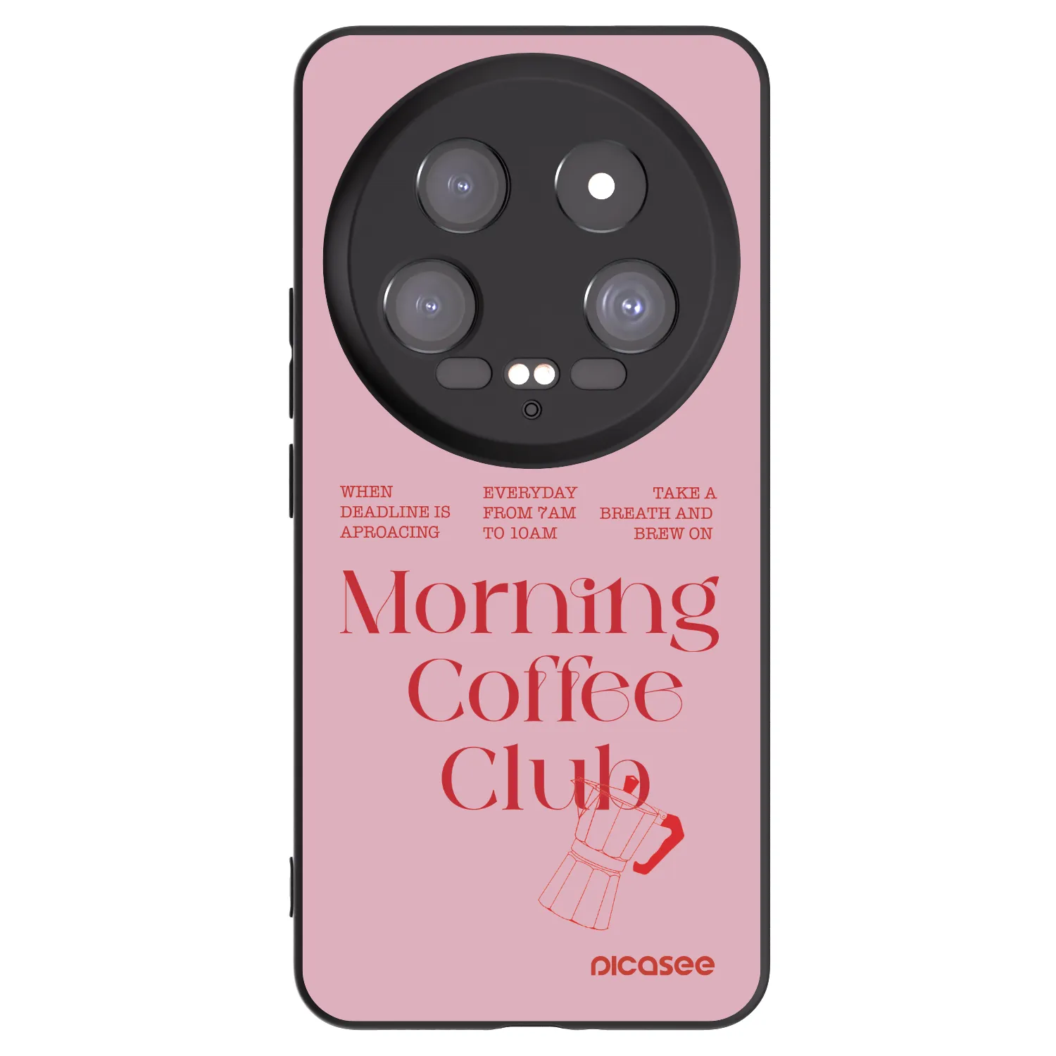 Picasee crna silikonska maskica za Xiaomi 14 Ultra - Morning