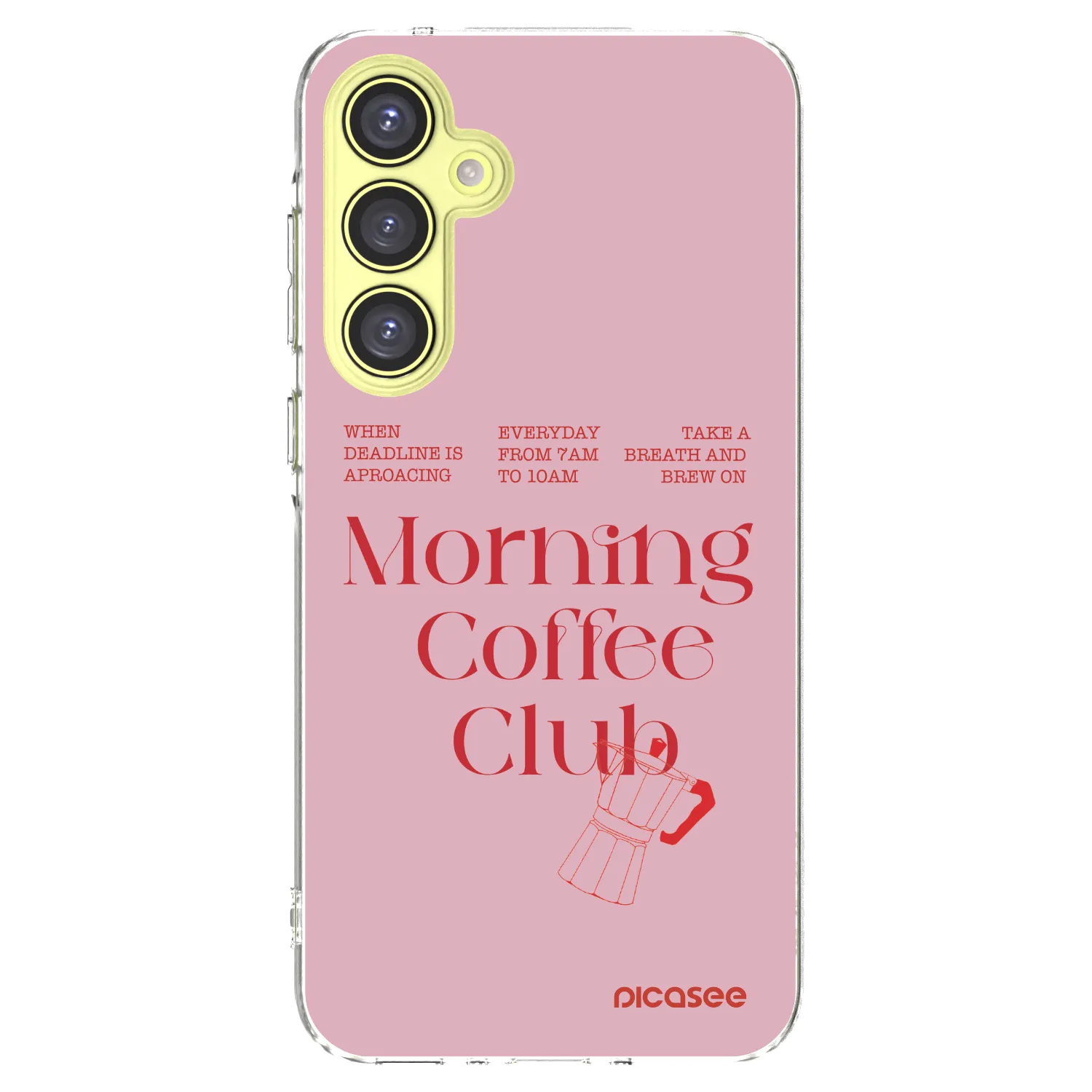 Picasee silikonska prozirna maskica za Samsung Galaxy A35 5G A356B - Morning