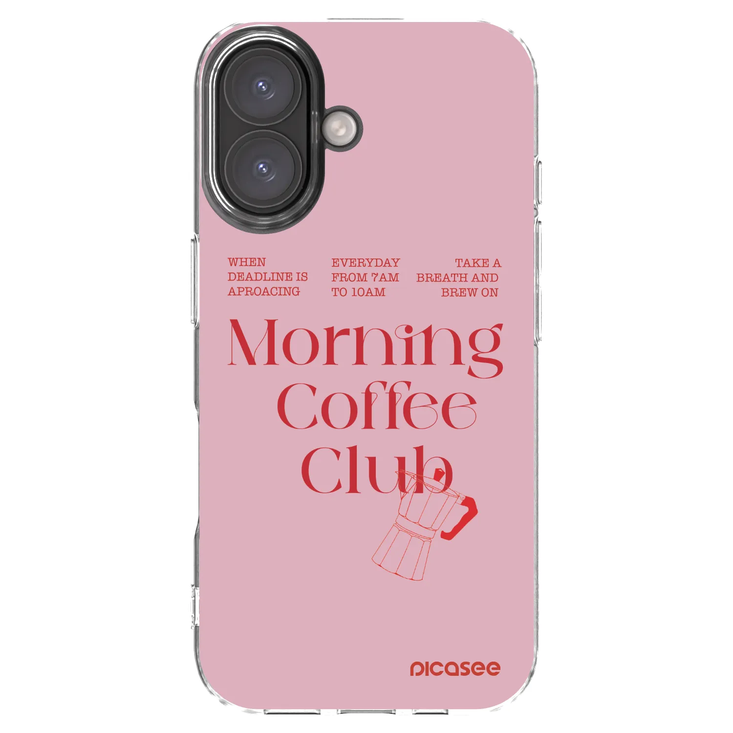 Picasee silikonska prozirna maskica za Apple iPhone 16 - Morning