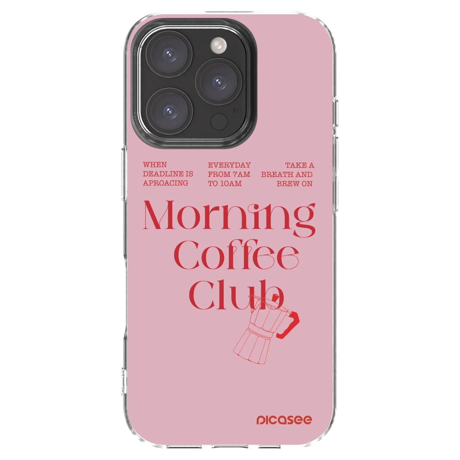 Picasee silikonska prozirna maskica za Apple iPhone 16 Pro - Morning