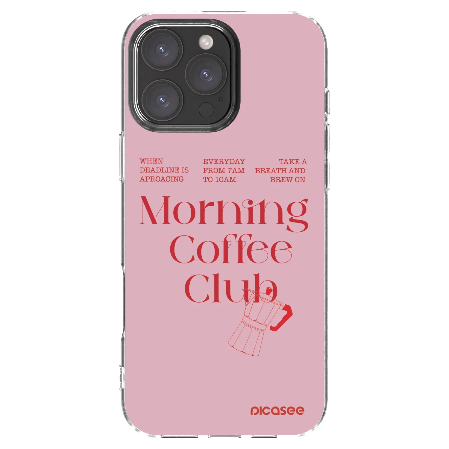 Picasee silikonska prozirna maskica za Apple iPhone 16 Pro Max - Morning
